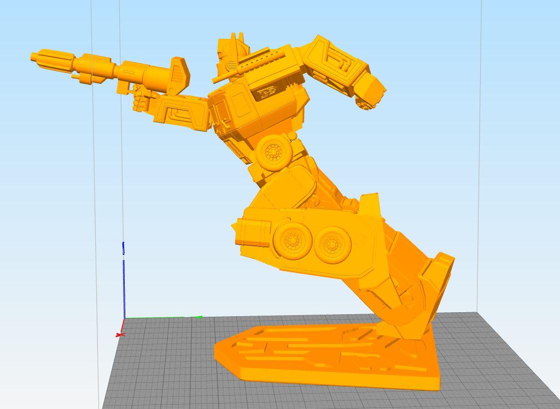 Optimus Prime Statue 3d model