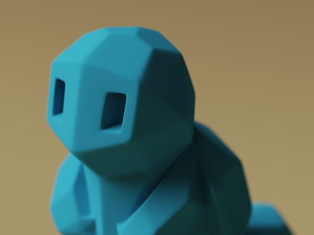 Low-Poly Squirtle - Remastered 3d model