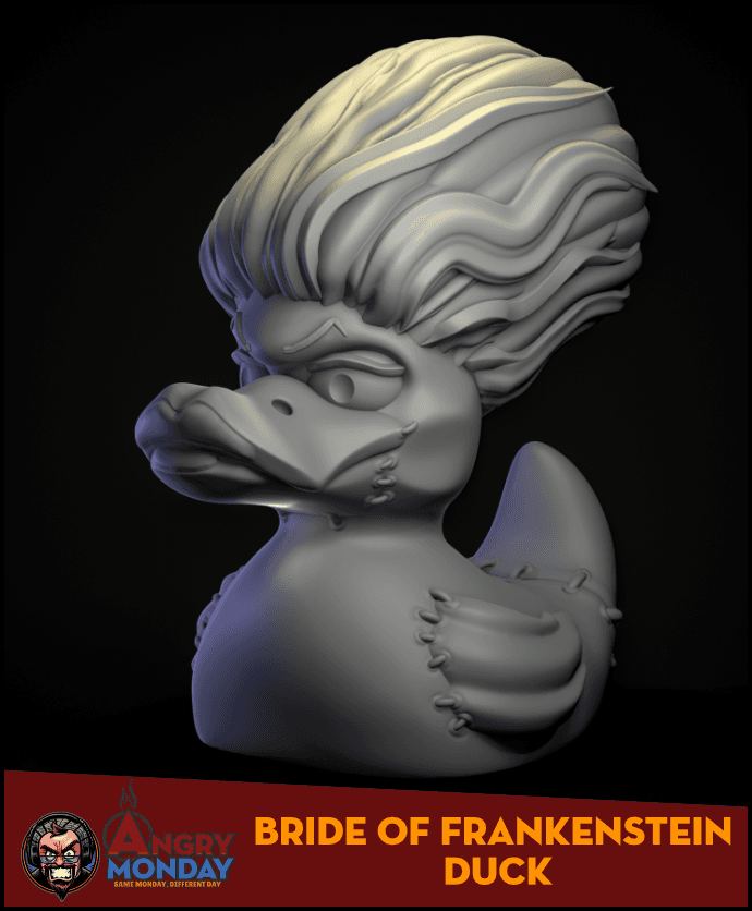 Bride of Frankestein Duck 3d model