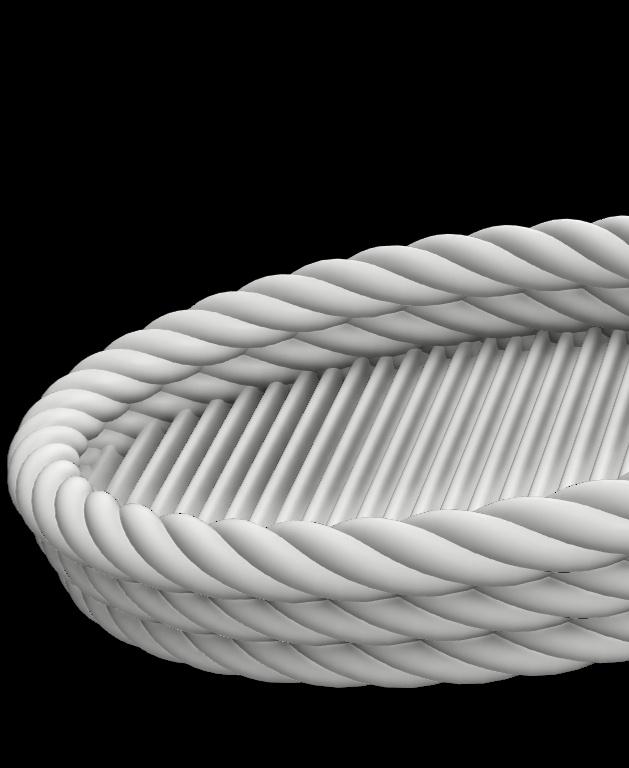 rope dish 3d model