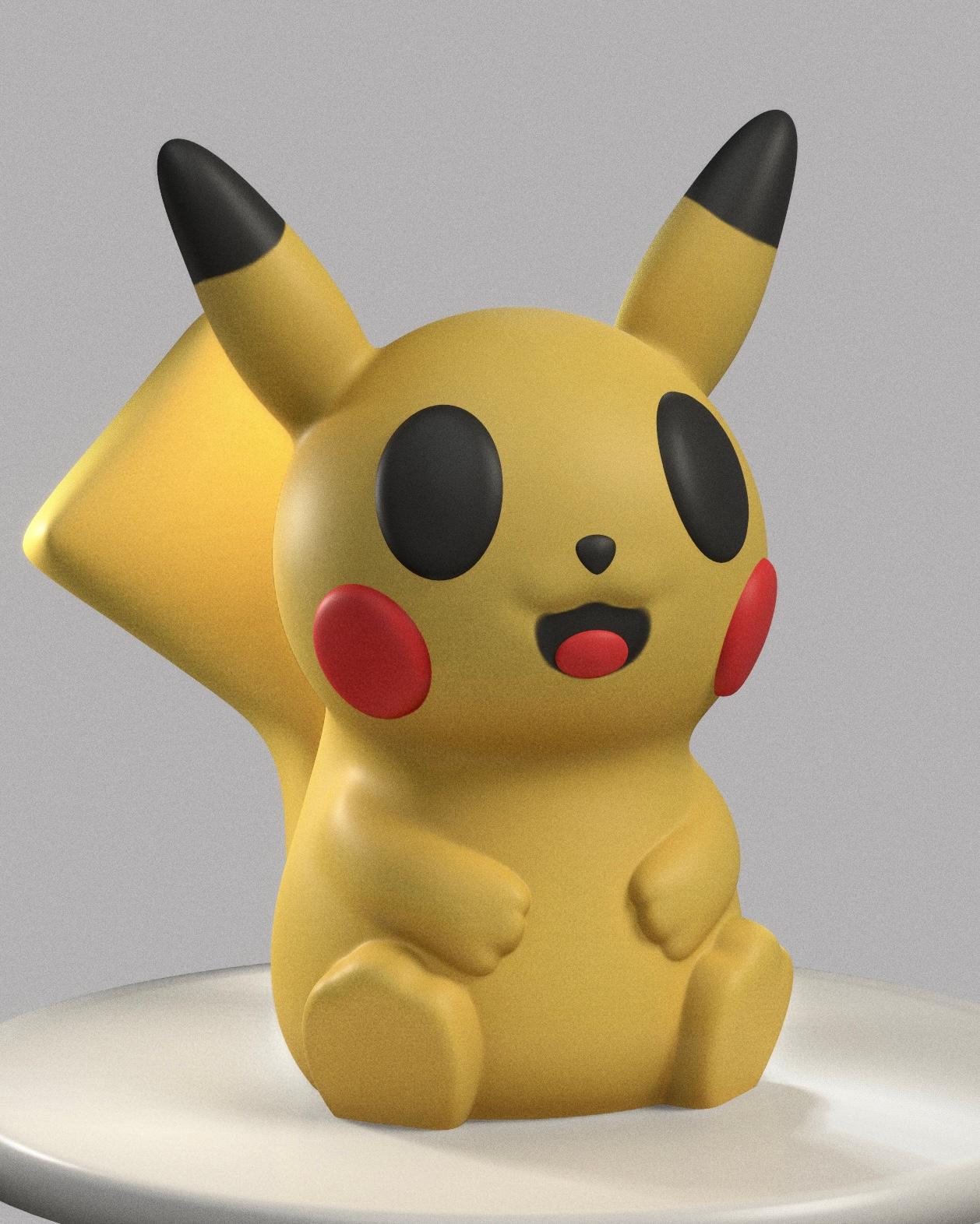 Pikachu - Pokemon - No Support 3d model