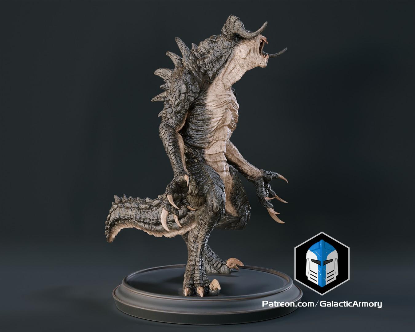 Fallout Deathclaw Figurine - 3D Print Files 3d model
