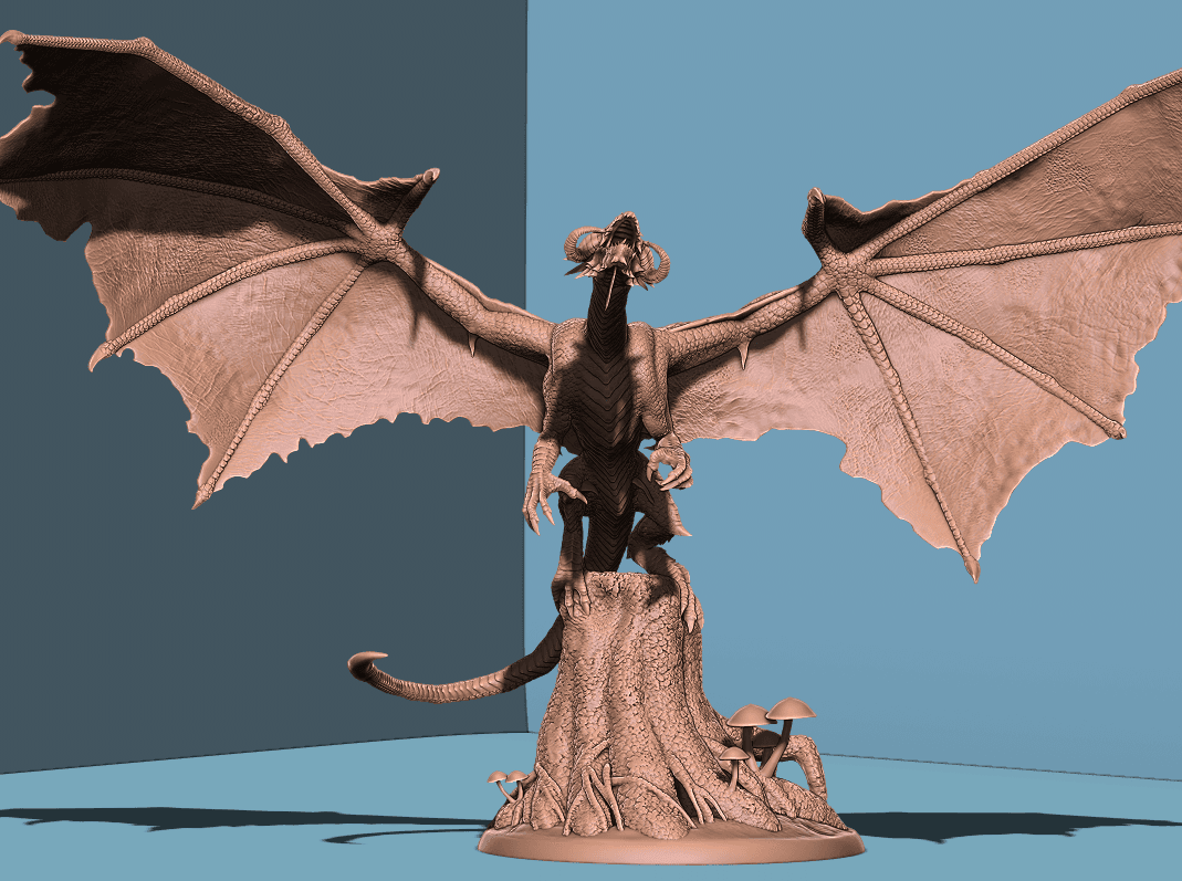 Ancient Black Dragon 3d model