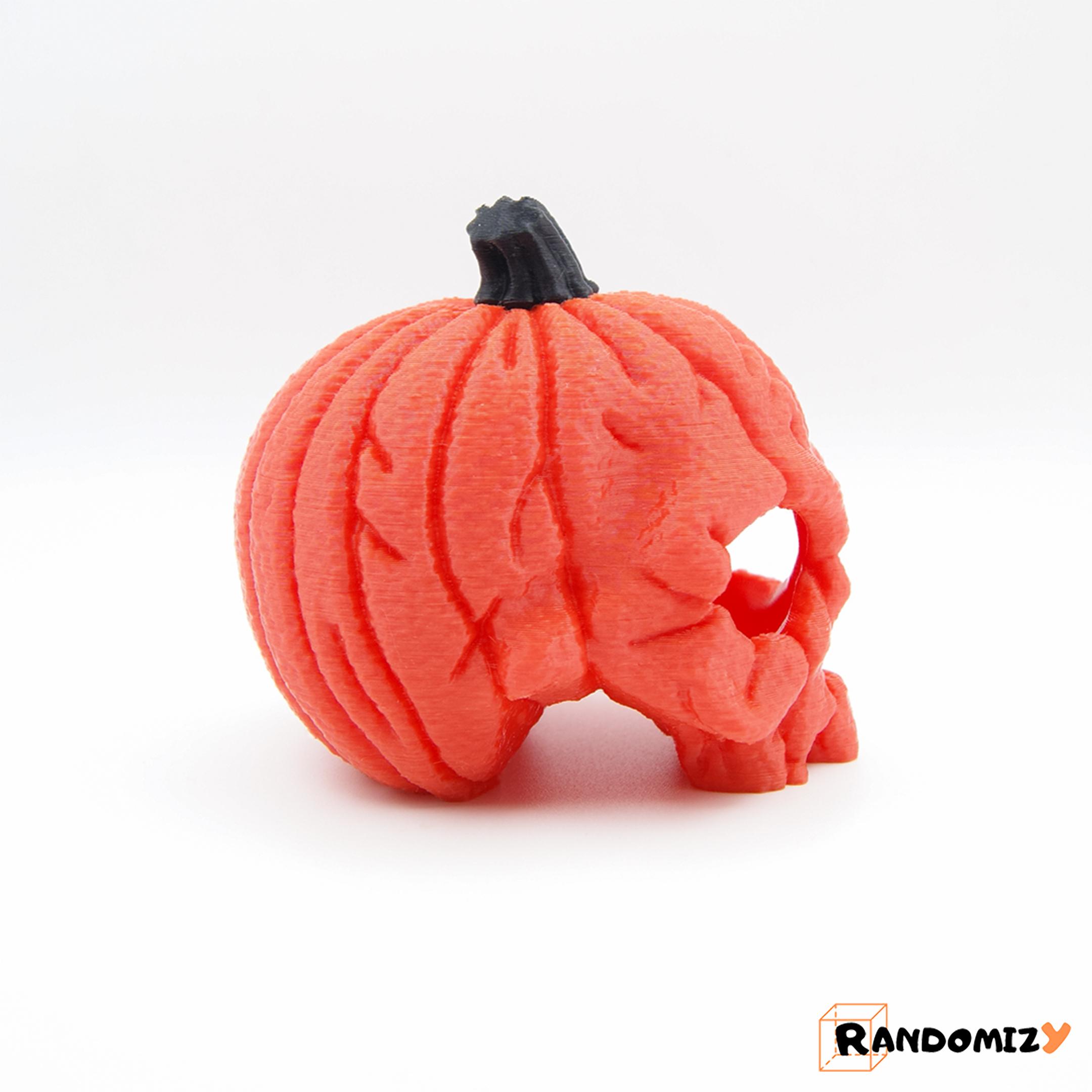 Pumpkin Skull 2.0 (Hollowed) 3d model