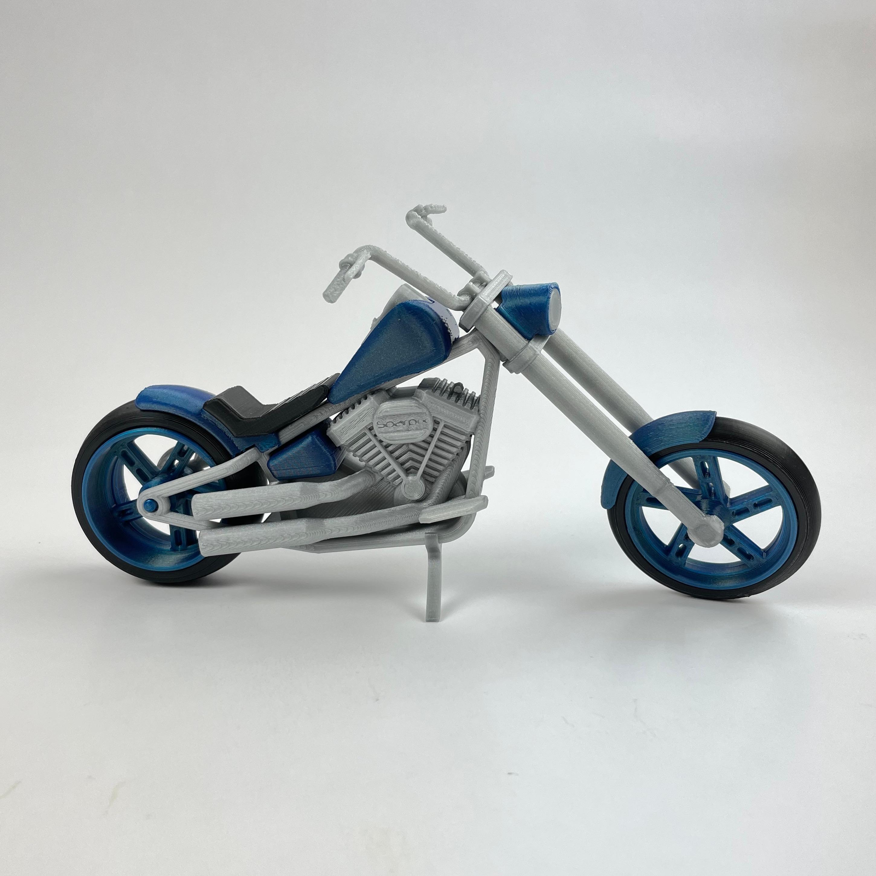 HD CHOPPER - MOTORCYKLE 3d model