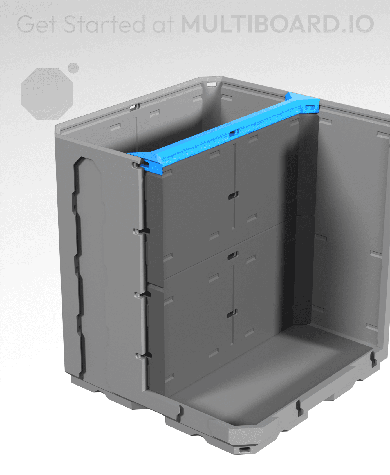 2L - Lid Truss - Top Multibin Divider 3d model