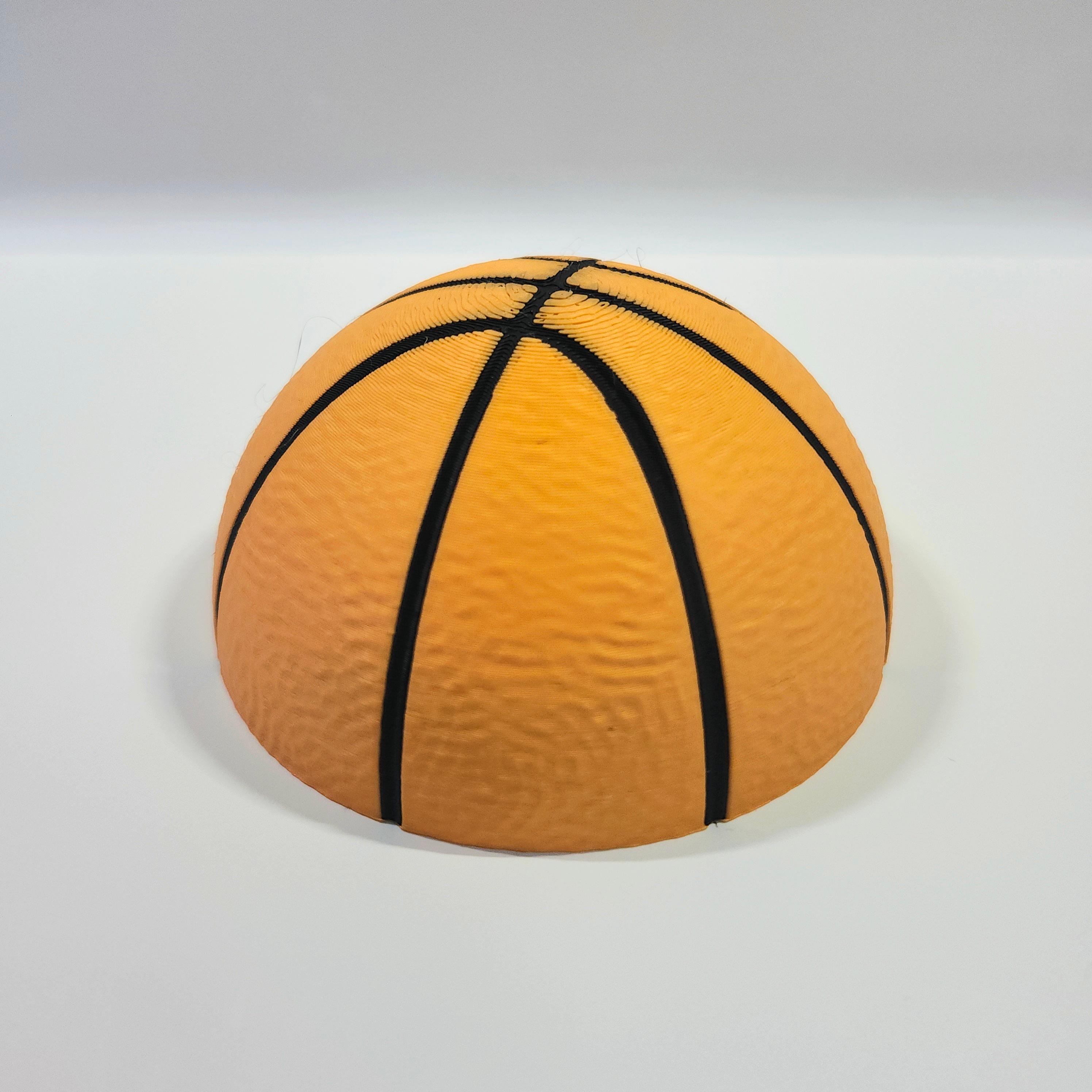 6-inch Decorative Basketball Trio :: 'Wall Ballz' Hanging Pop-Out 3D Art Collection 3d model