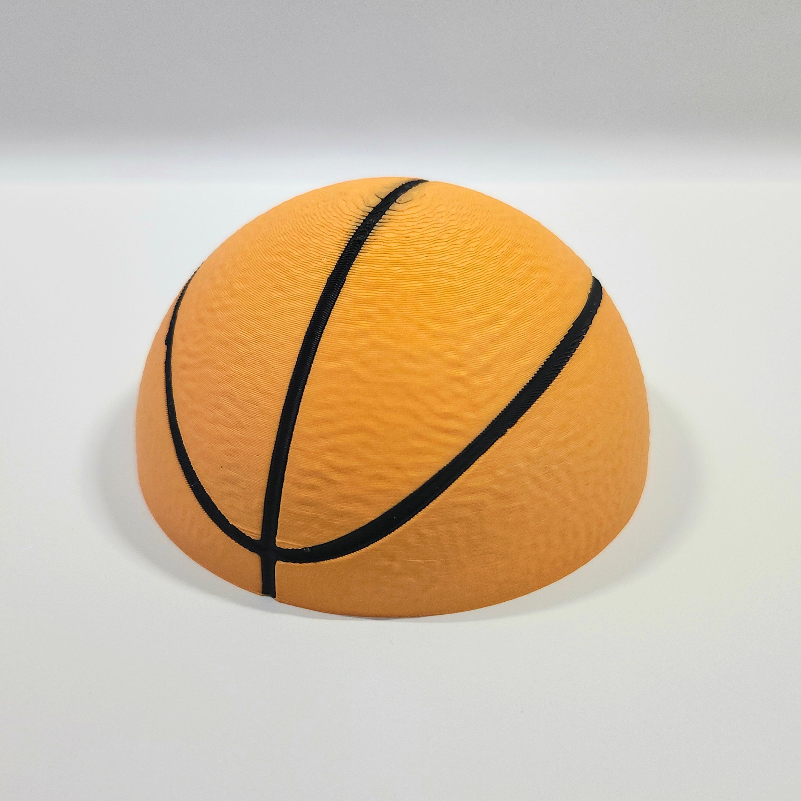 6-inch Decorative Basketball Trio :: 'Wall Ballz' Hanging Pop-Out 3D Art Collection 3d model