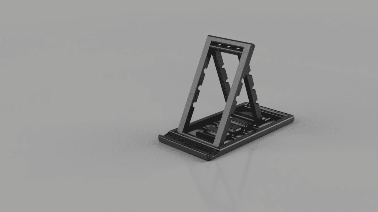 Folding Phone Stand 3d model