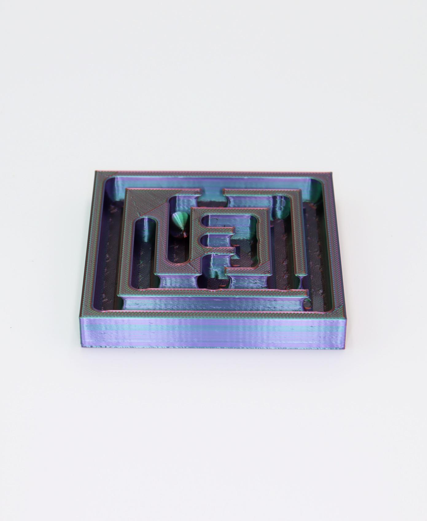 Marble maze fidget toy  3d model