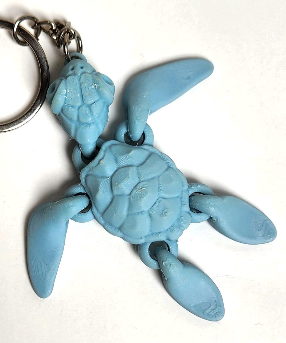 Cute Turtle Keychain 3d model