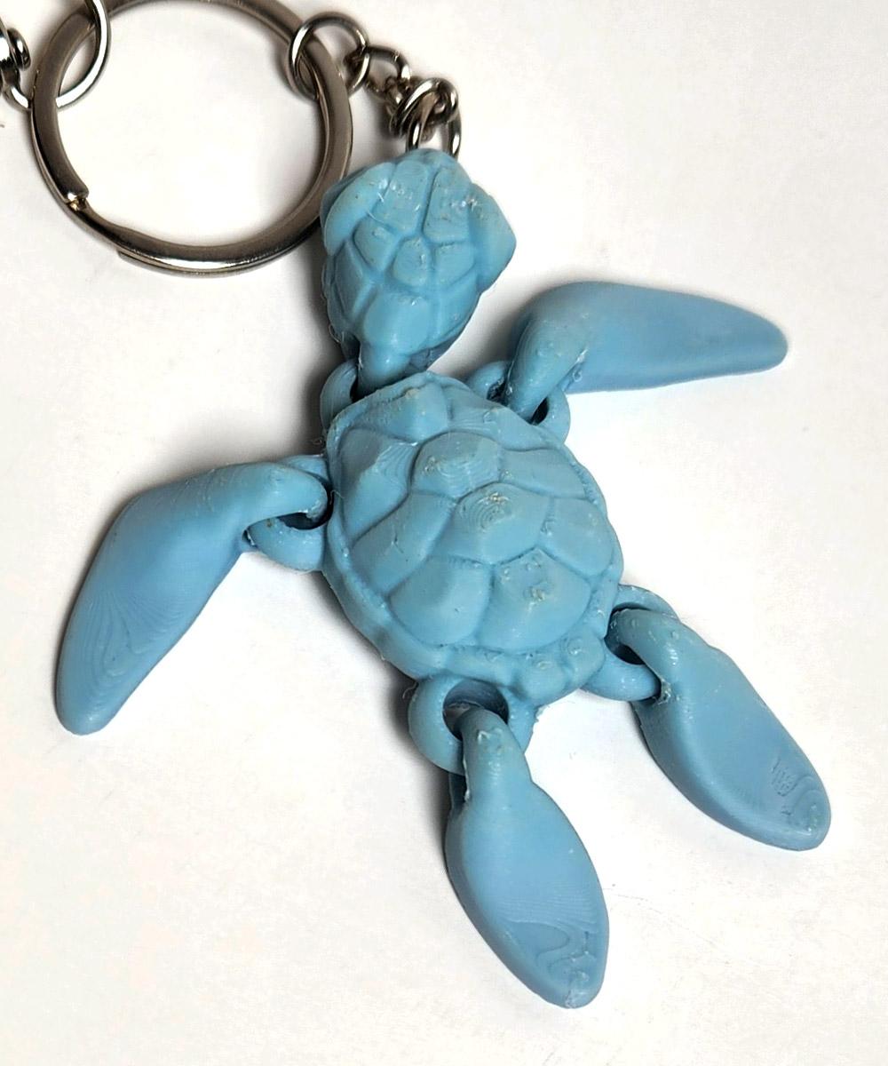Cute Turtle Keychain 3d model
