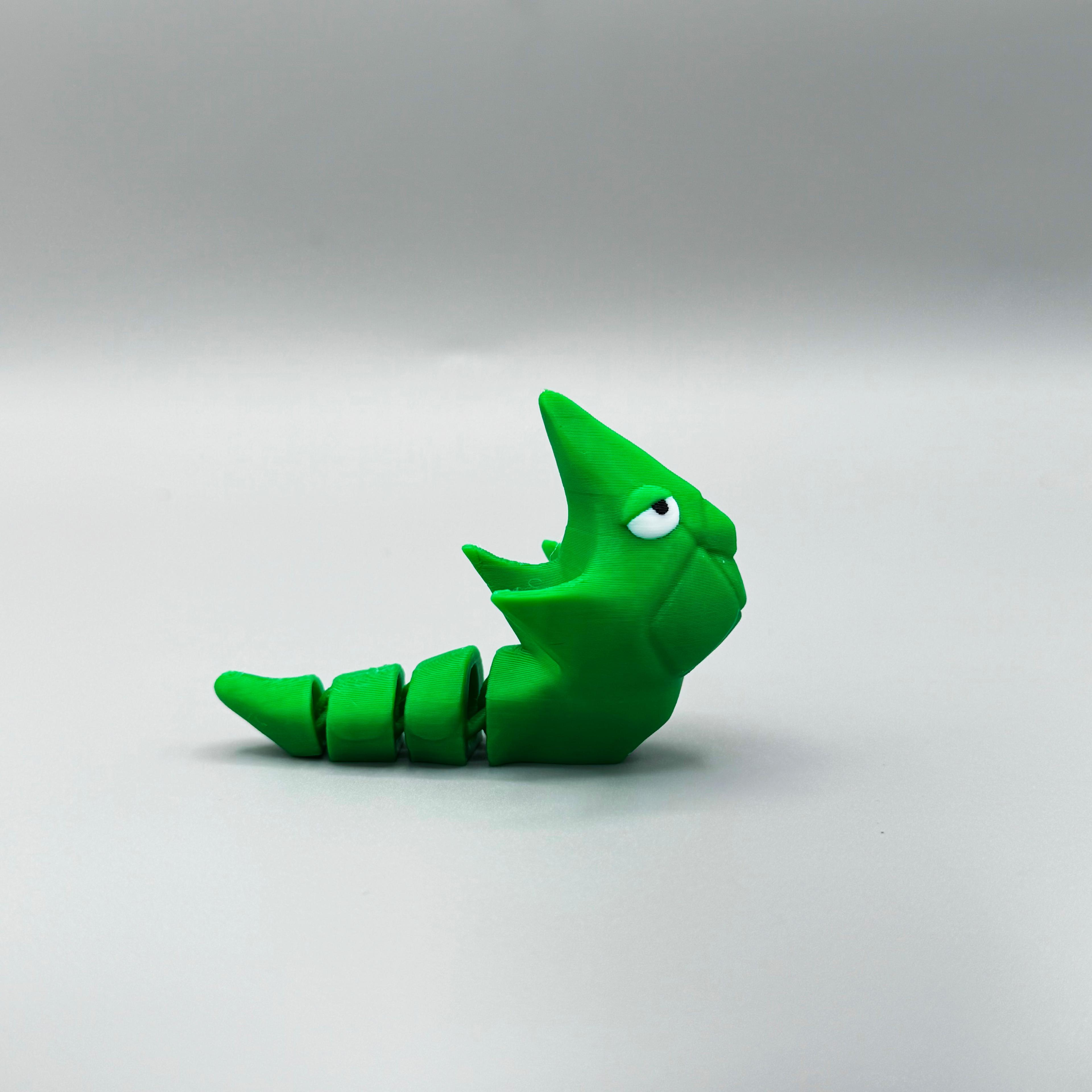 Metapod Flexi Articulating Pokemon 3d model