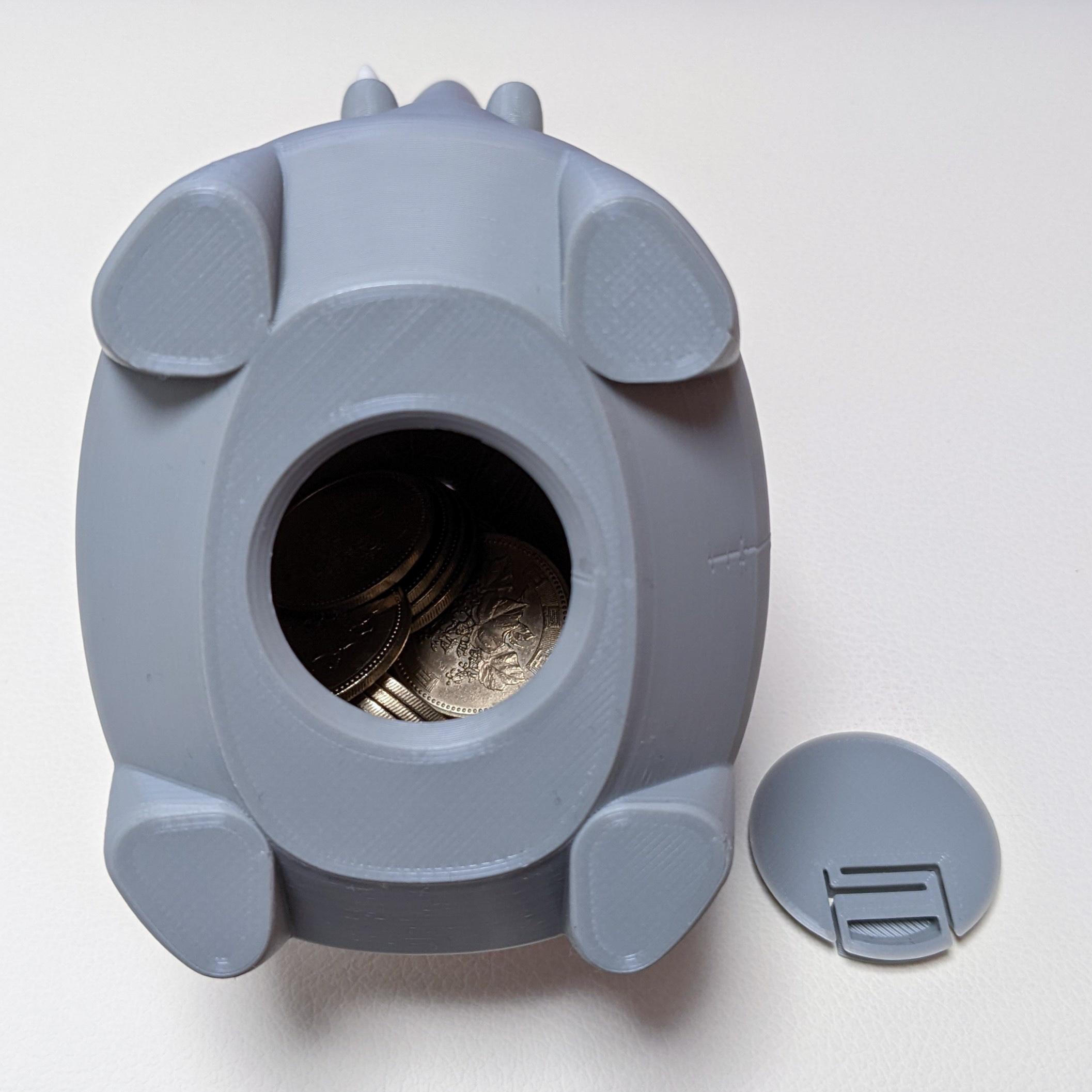ELEPHANT PIGGY BANK - NO PAINTING REQUIRED 3d model