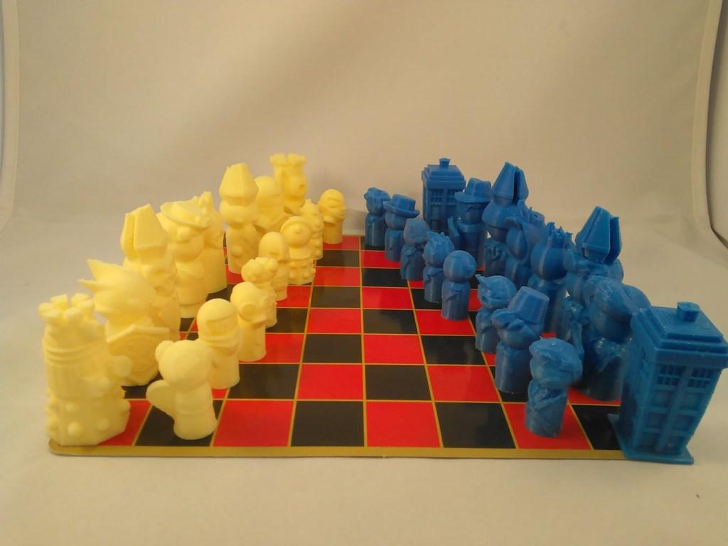 3D Printable Star Wars Chess Set Revised by David