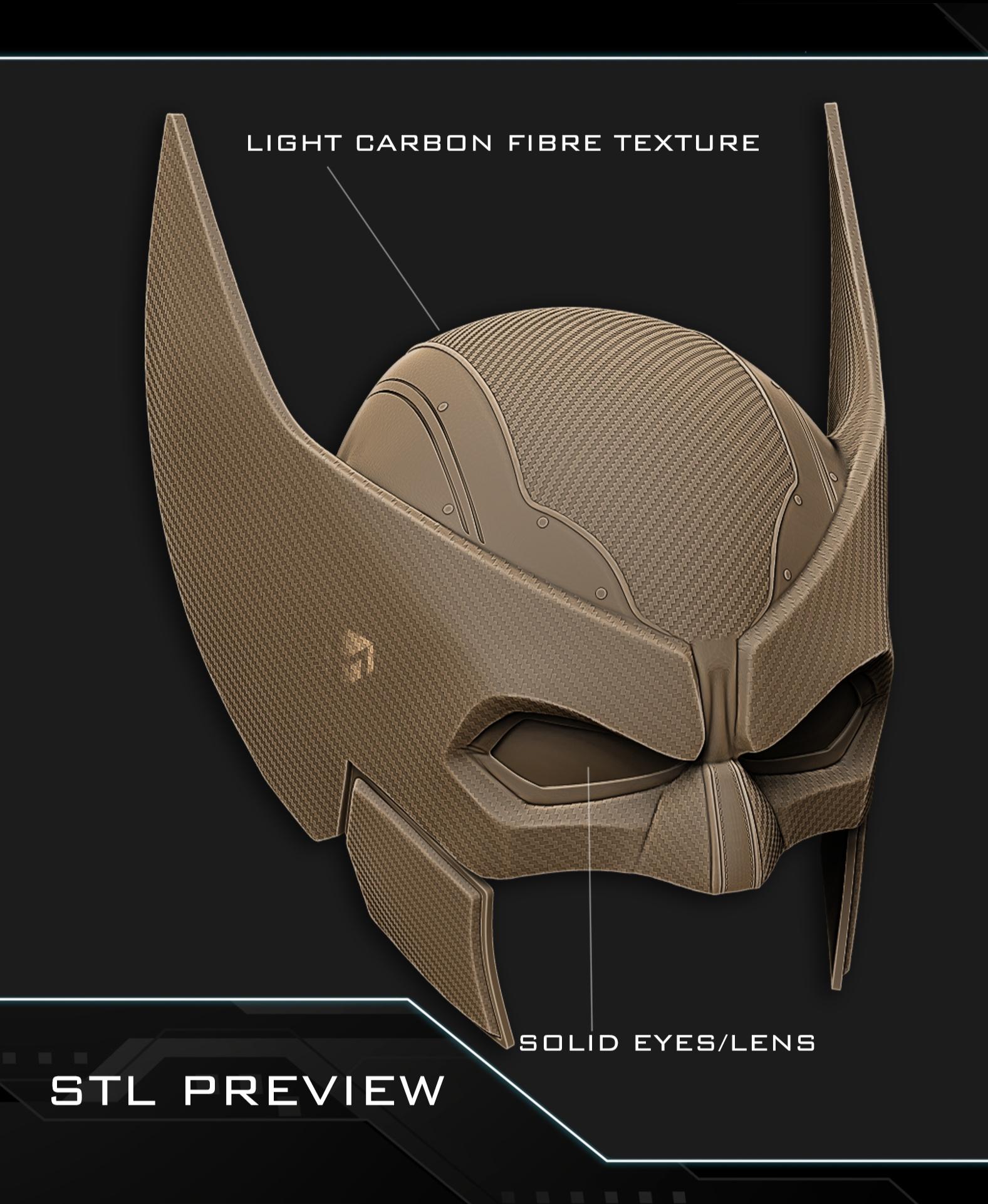 Wolverine tactical cowl 3d model
