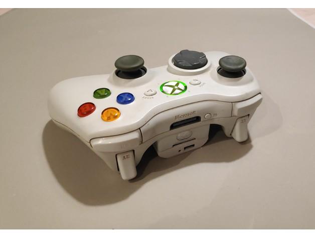 Xbox 360 controller lithium AAA battery case  3d model