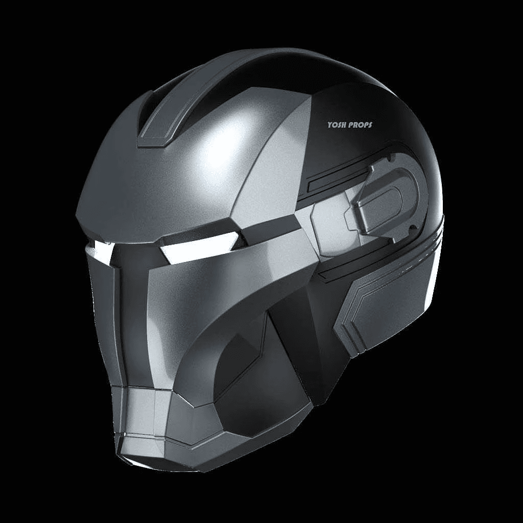 Beskar Man Helmet STL 3D File Iron Man Mandalorian 3d model