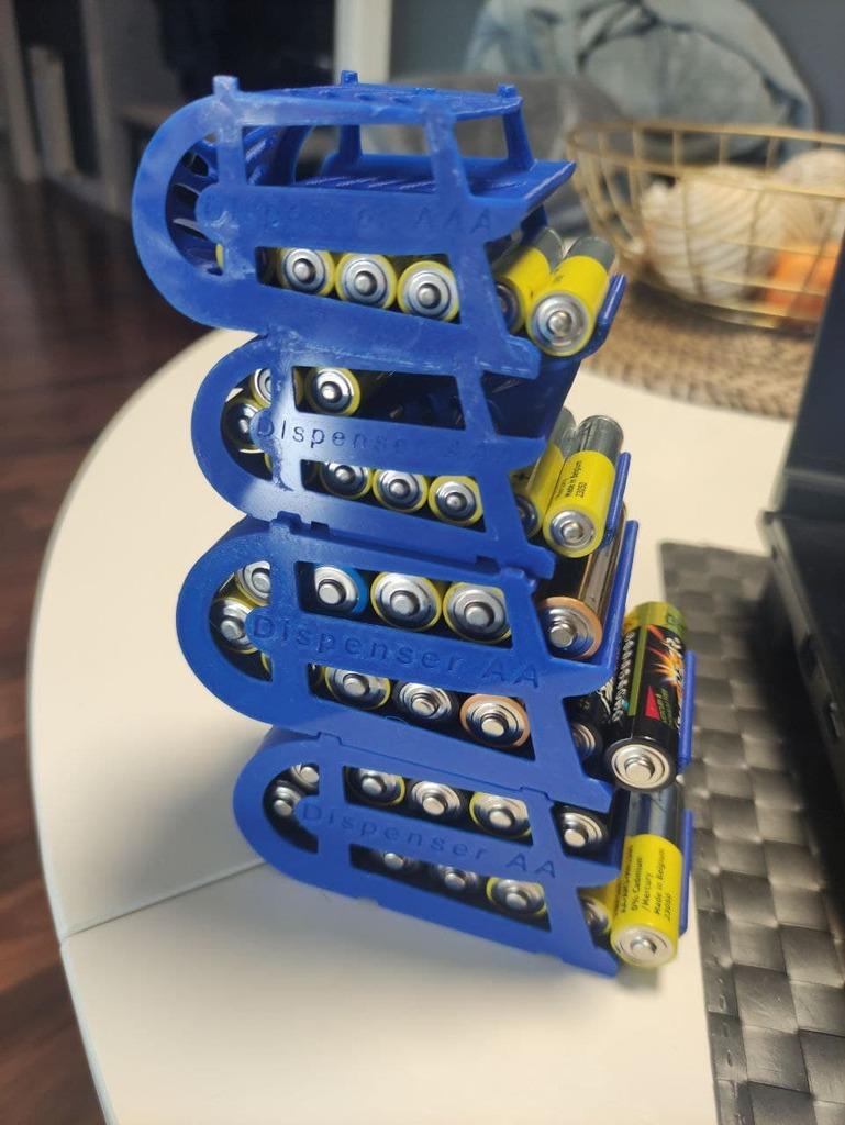 Battery Dispenser rotary stackable  3d model