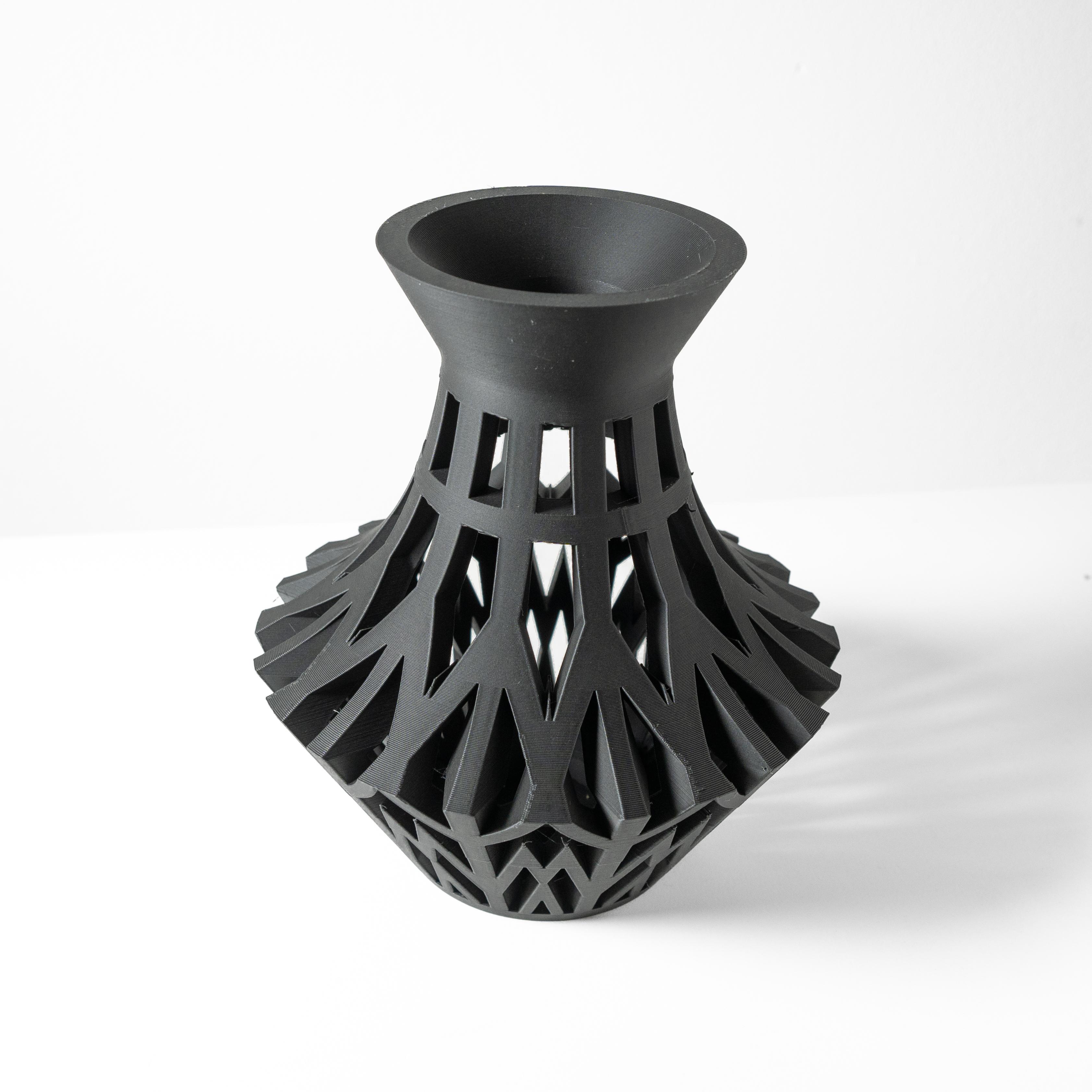 The Ark Vase, Modern and Unique Home Decor for Dried and Preserved Flower Arrangement  | STL File 3d model