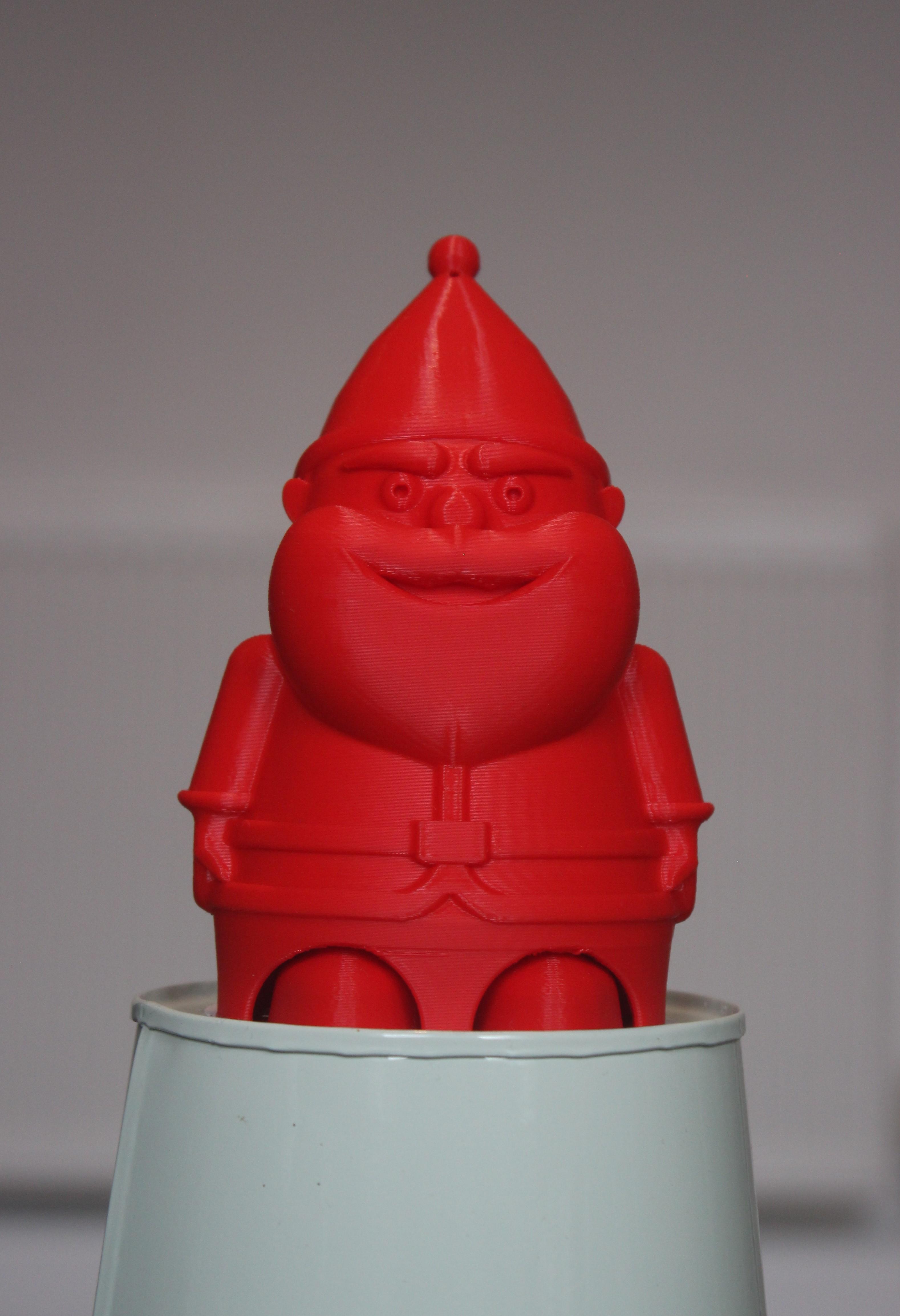 Grinch in Santa's Costume 3d model