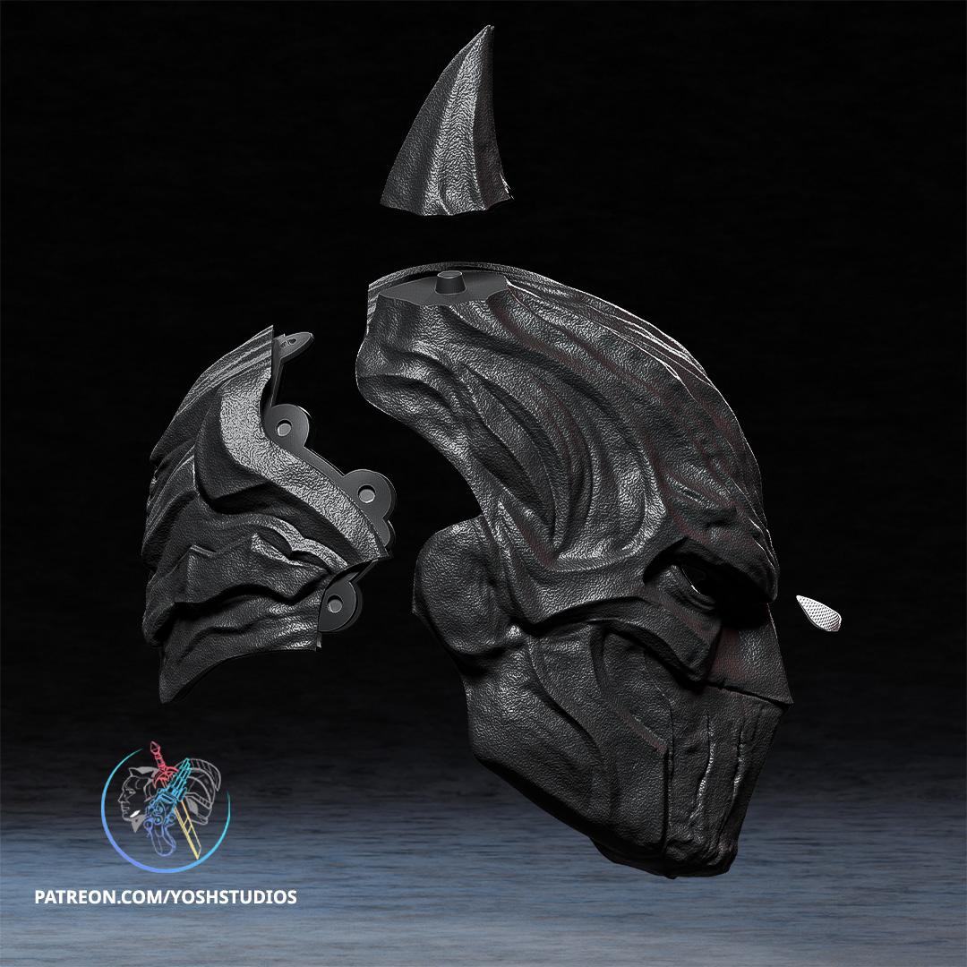 Death Knight Helmet 3D Printer File STL 3d model