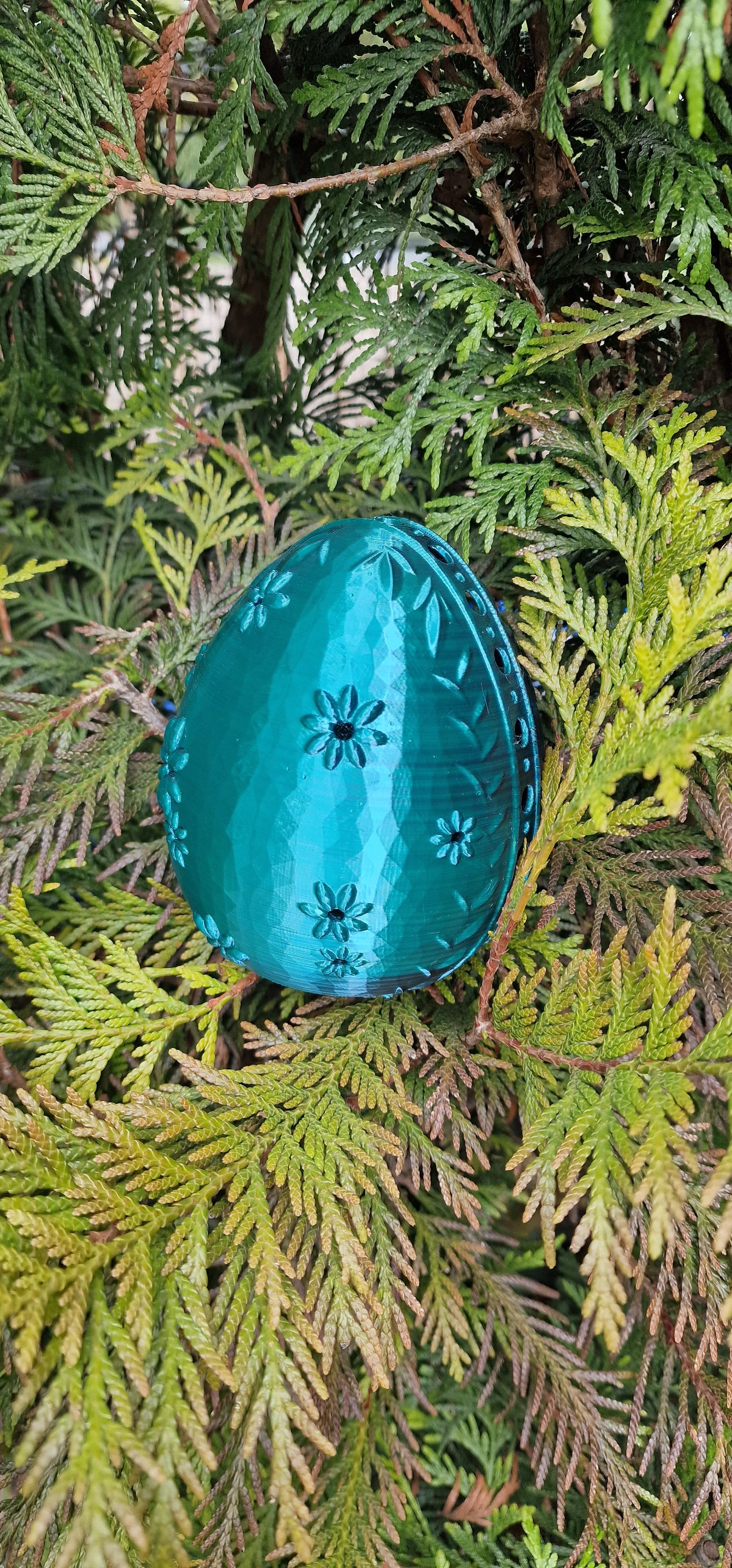 Egg Tealight Cover -Spring Bunny 3d model