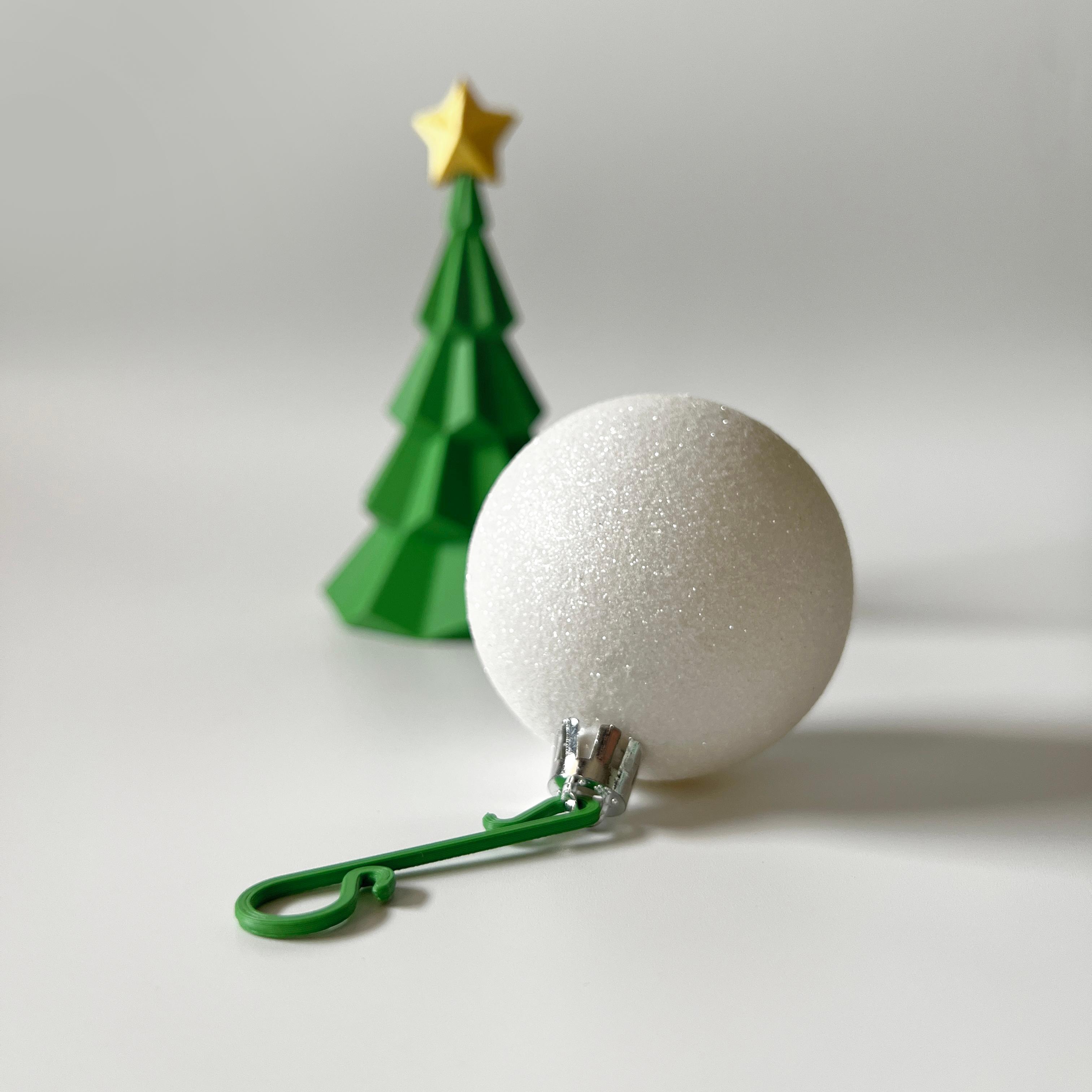 Christmas ornament hook 3d model