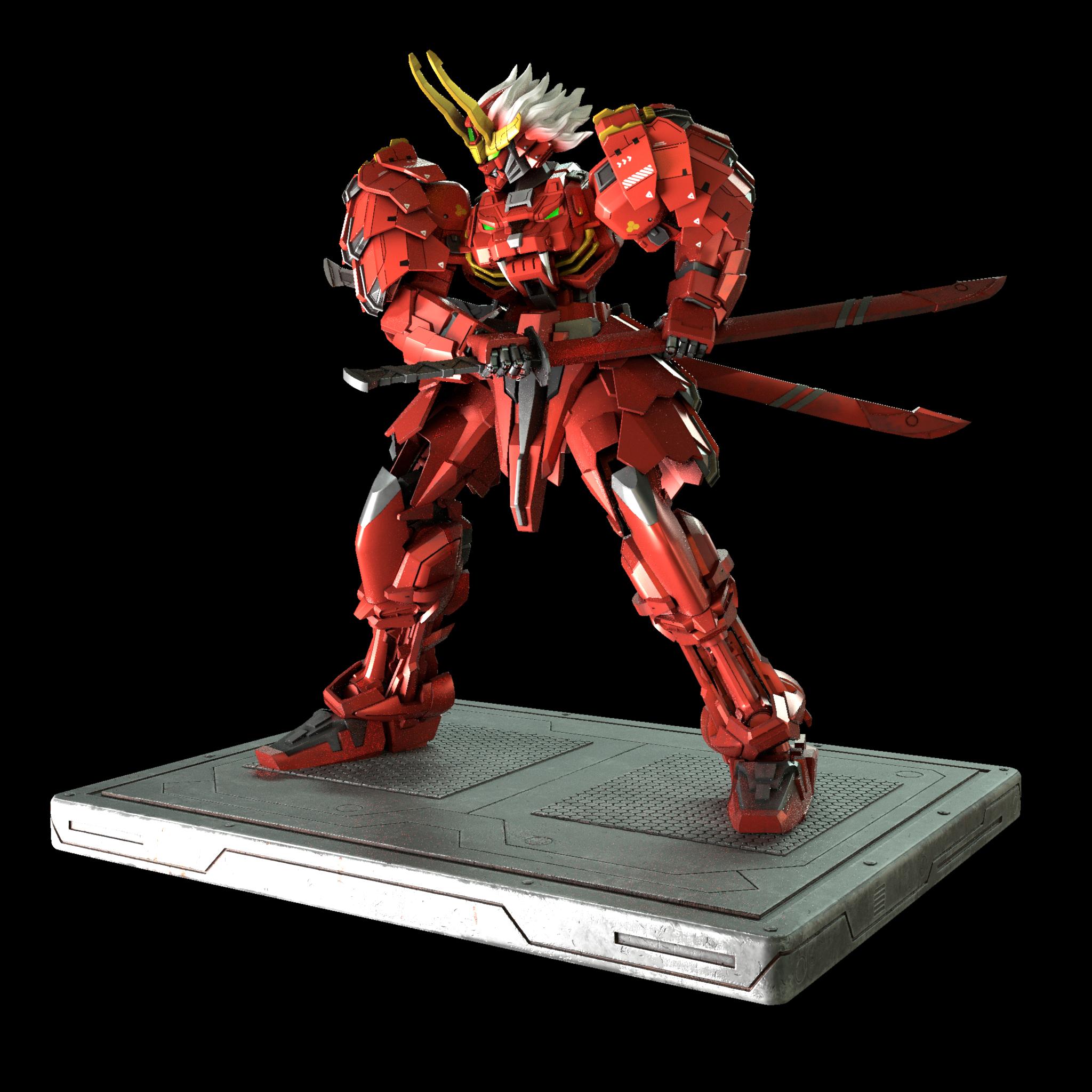 Shingen Takeda Gundam 3d model