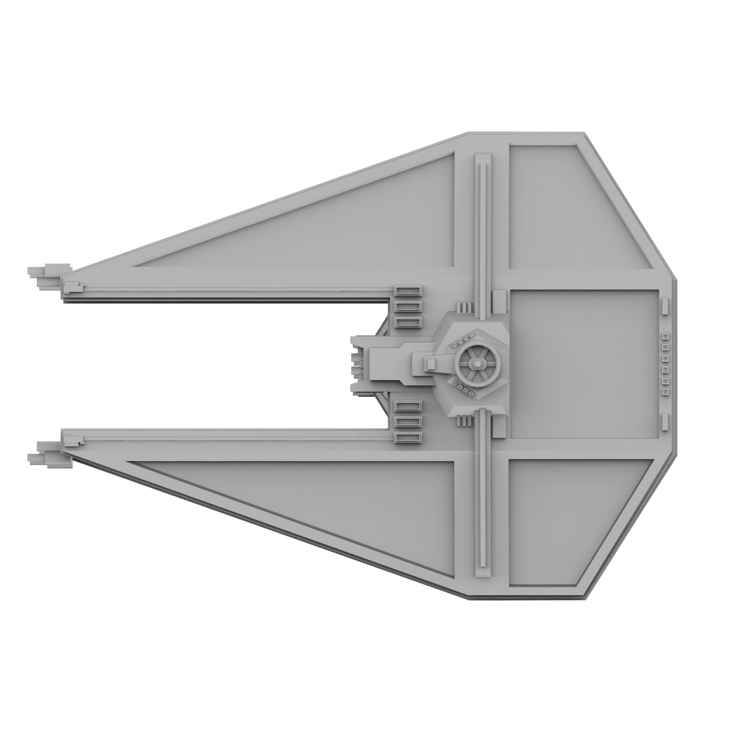 StarWars TIE Interceptor 3d model