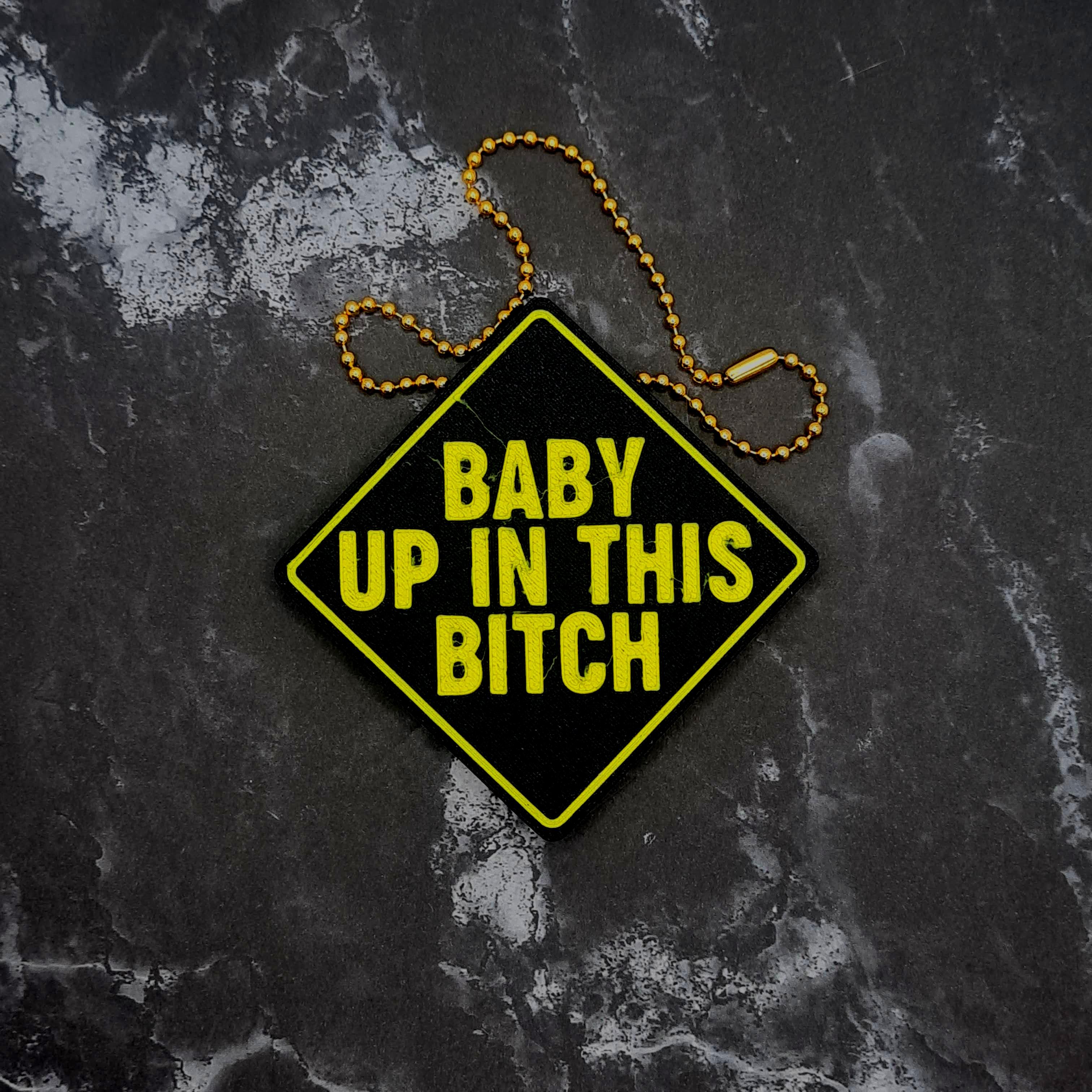 Baby up in this B*tch Charm 3d model