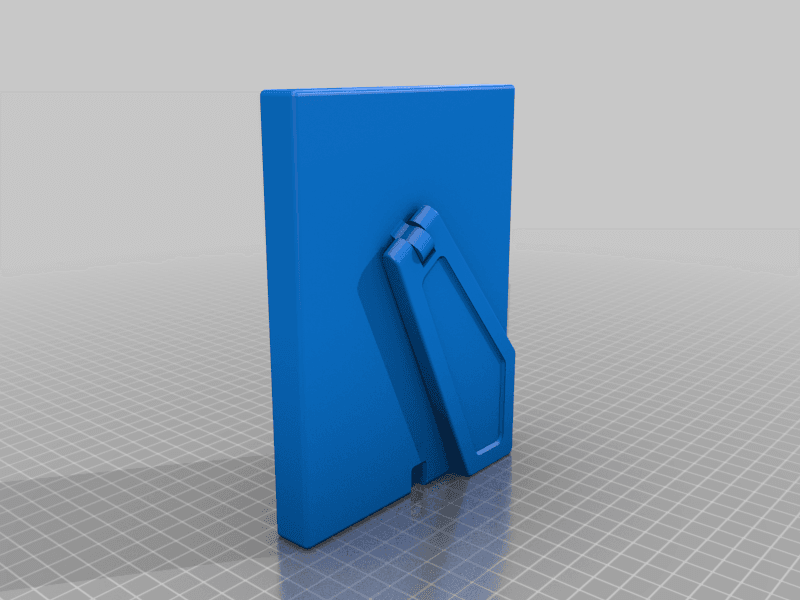 Bambu Lithophane Frame Remix - No Logo + Diffuser Plate Locks 3d model