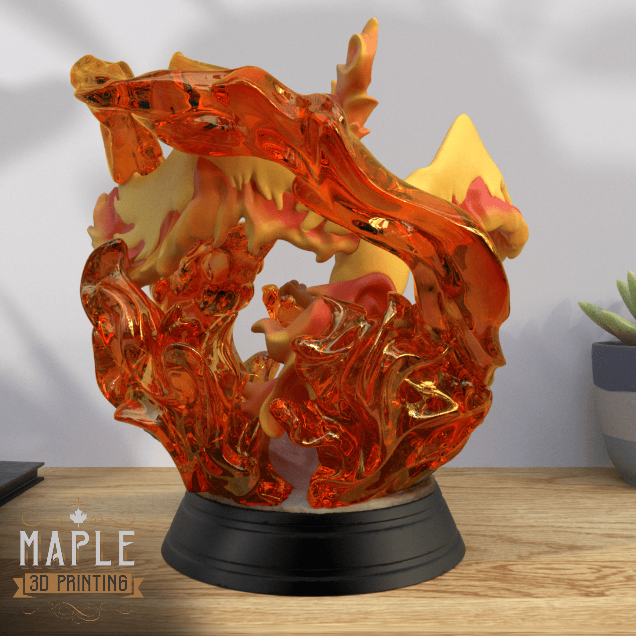 146. Moltres Diorama - Pokemon - Supported 3d model