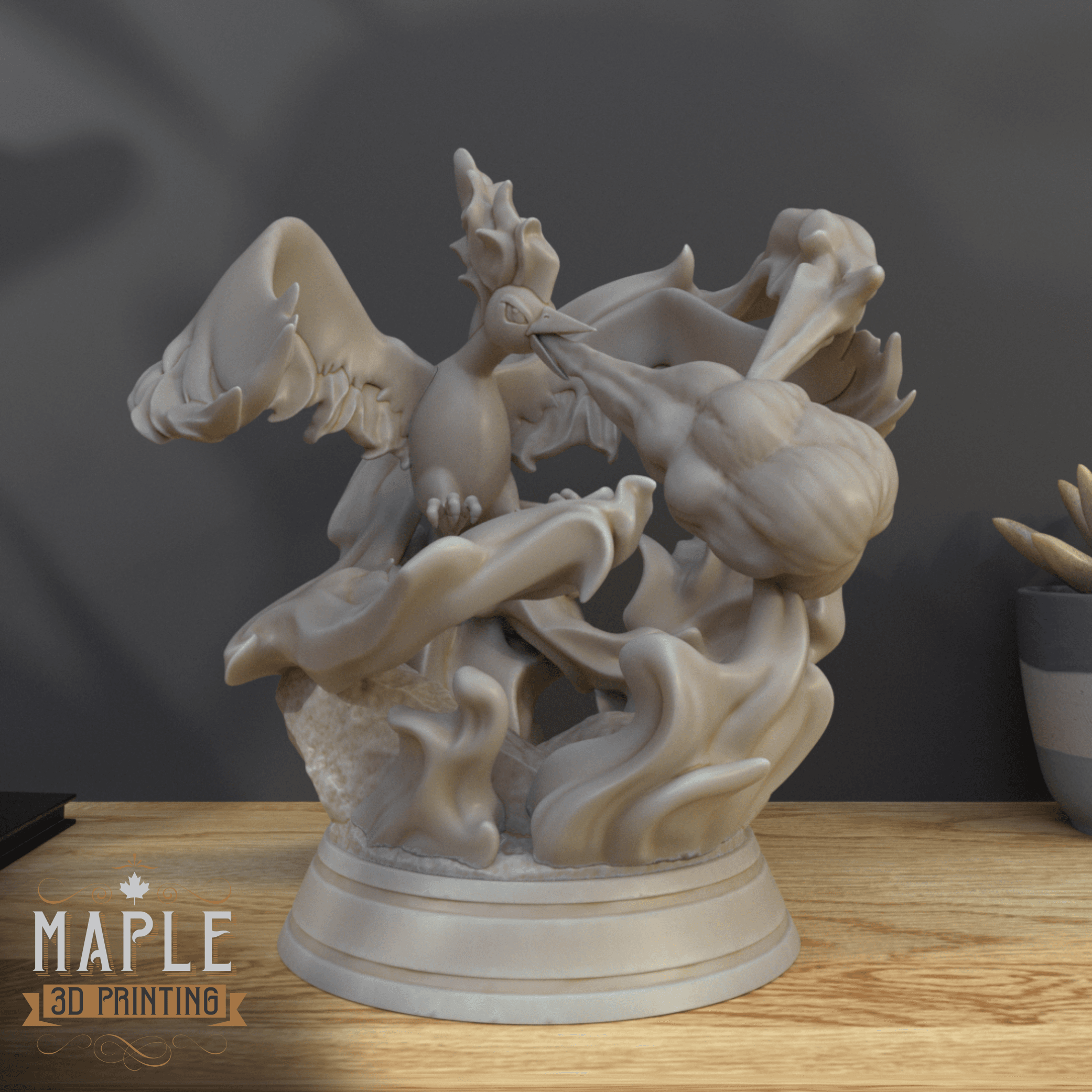 146. Moltres Diorama - Pokemon - Supported 3d model