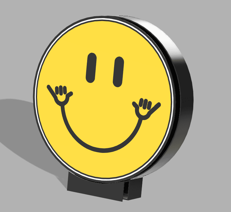 COOL SMILE LIGHTBOX 3d model
