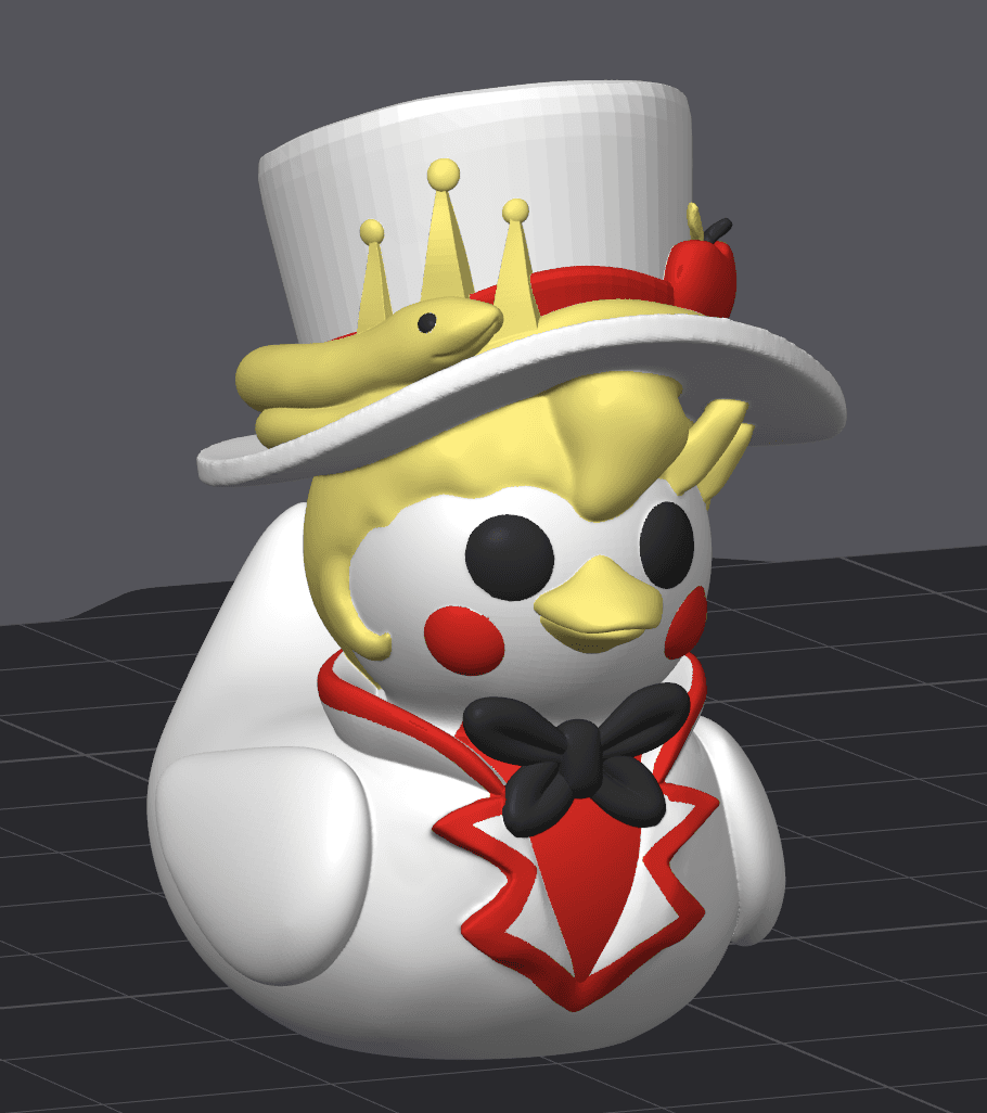 Lucifer Ducky - Hazbin Hotel Rubber Duck 3d model