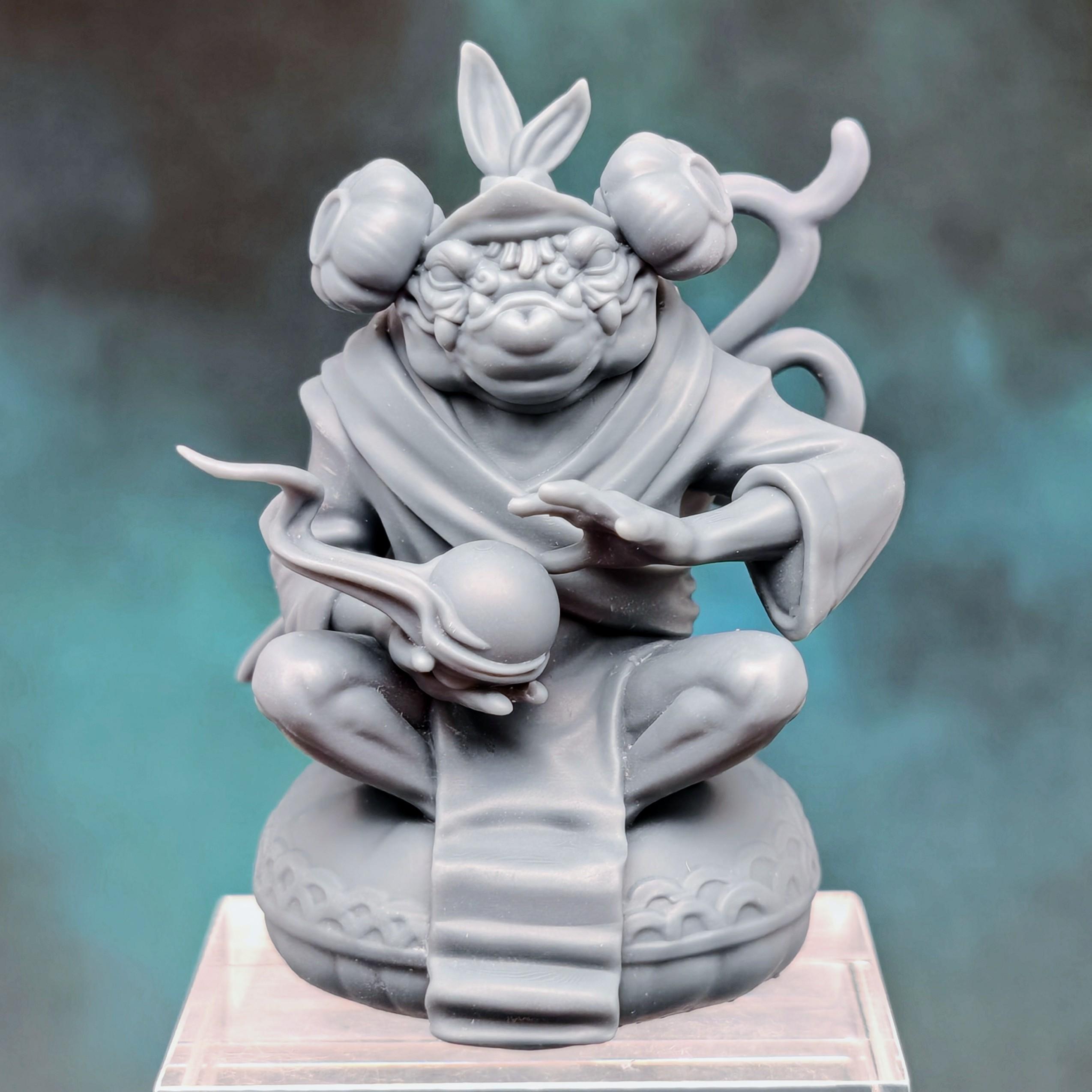 Toad Ogre Mage - Ginchiyo, Hikiga Spirit Binder (Pre-Supported) 3d model