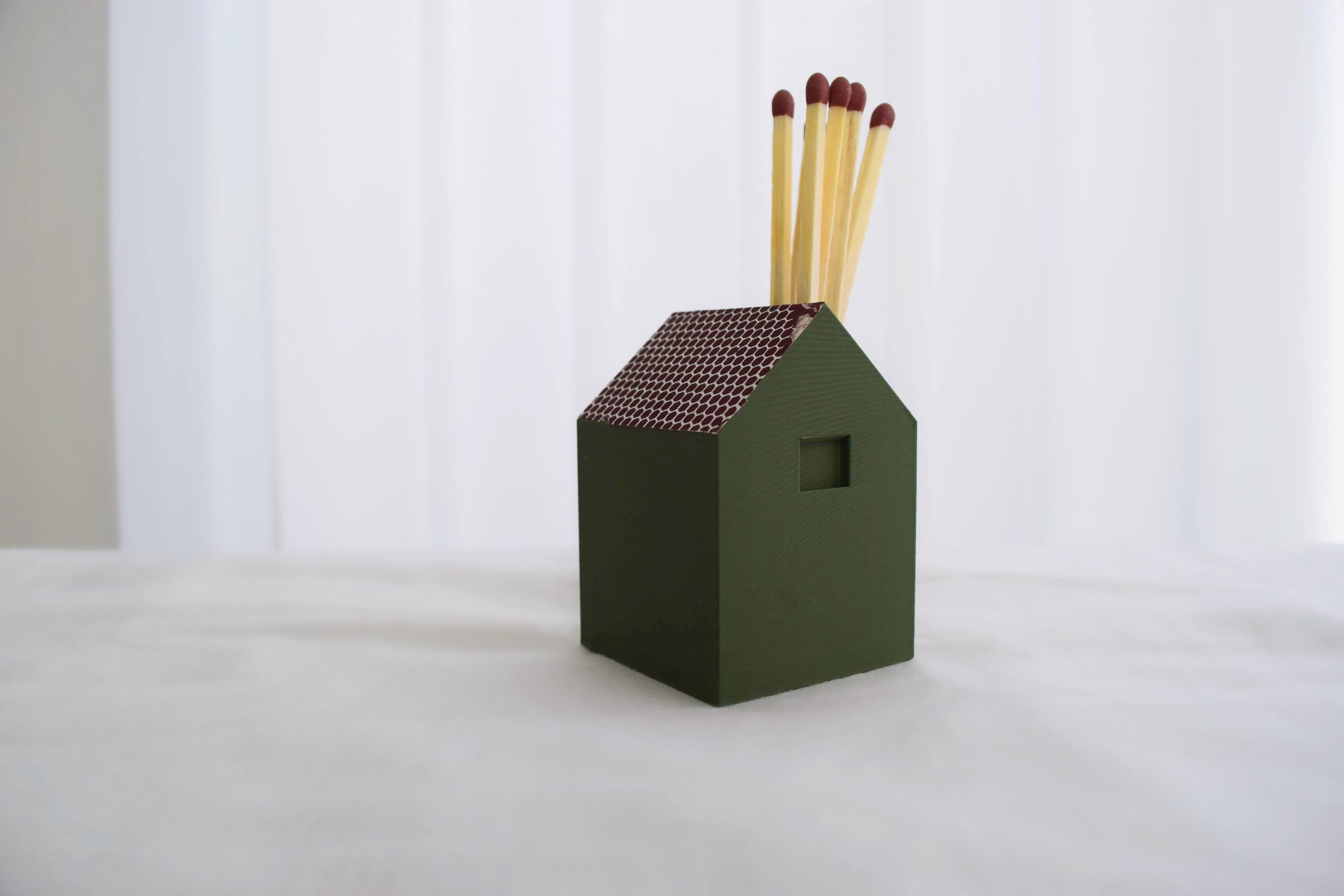 House Matches Holder  3d model