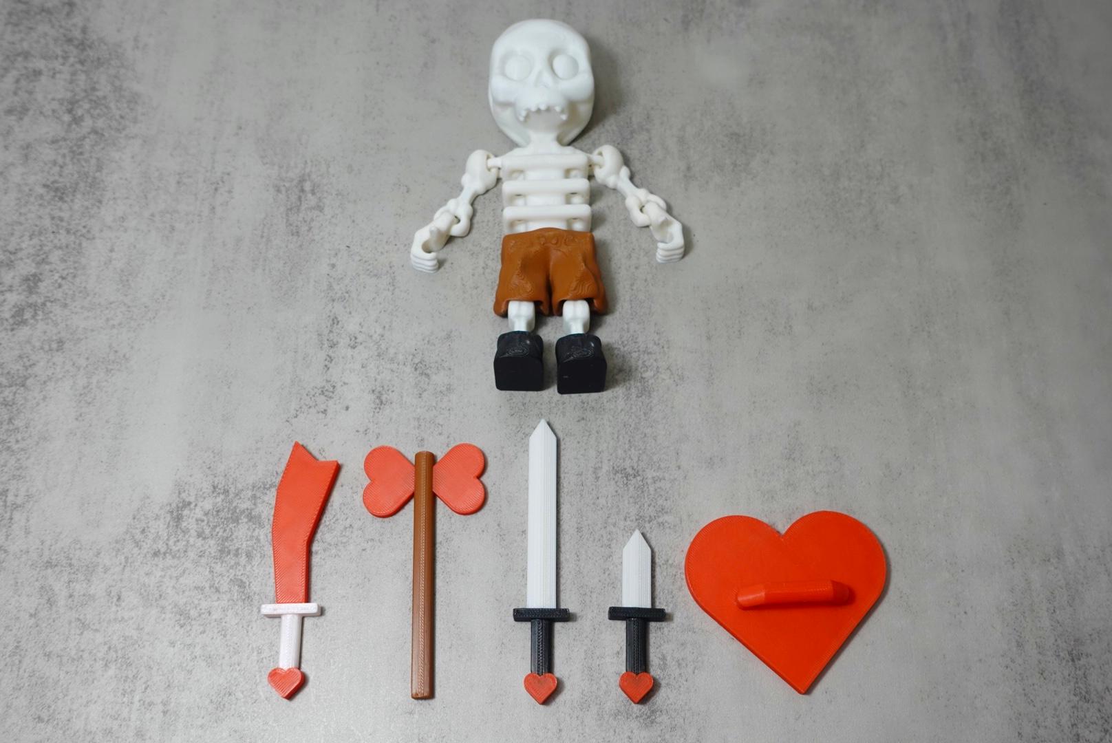 Mystic Skeleton *Valentine's Day Edition Accessory Pack* 3d model