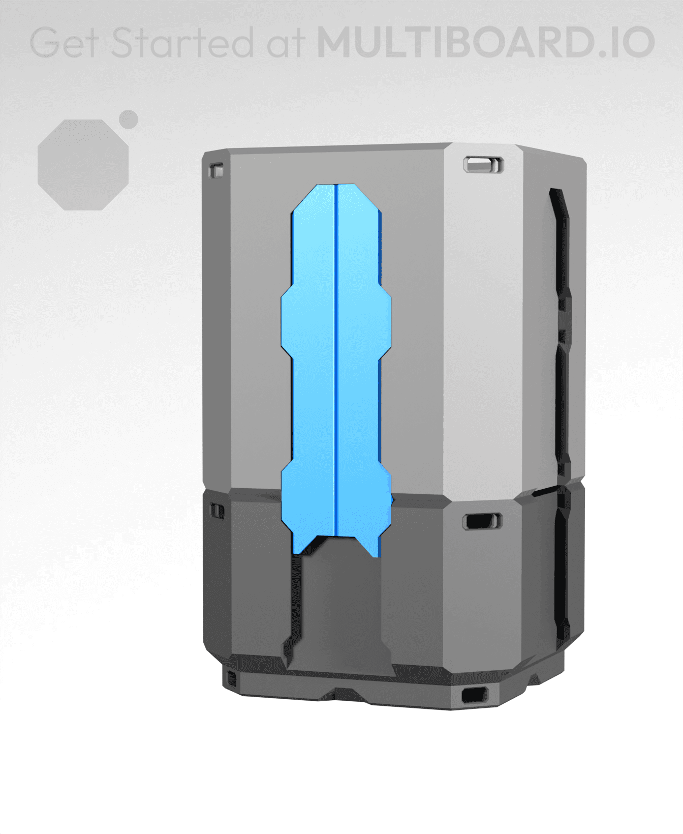 2(OX) Rail Pop-In - Bin Extender 3d model