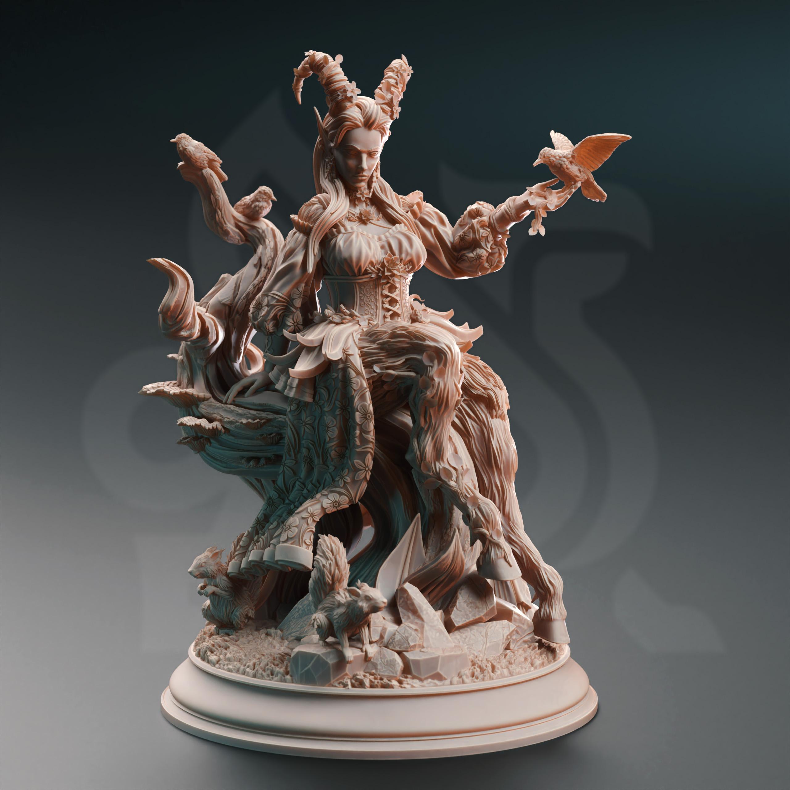 Mother of the Fey Faun Goddess - Renmaeth 3d model