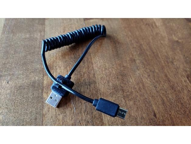 USB-Kabelhalter | USB Cable cable bracket 3d model