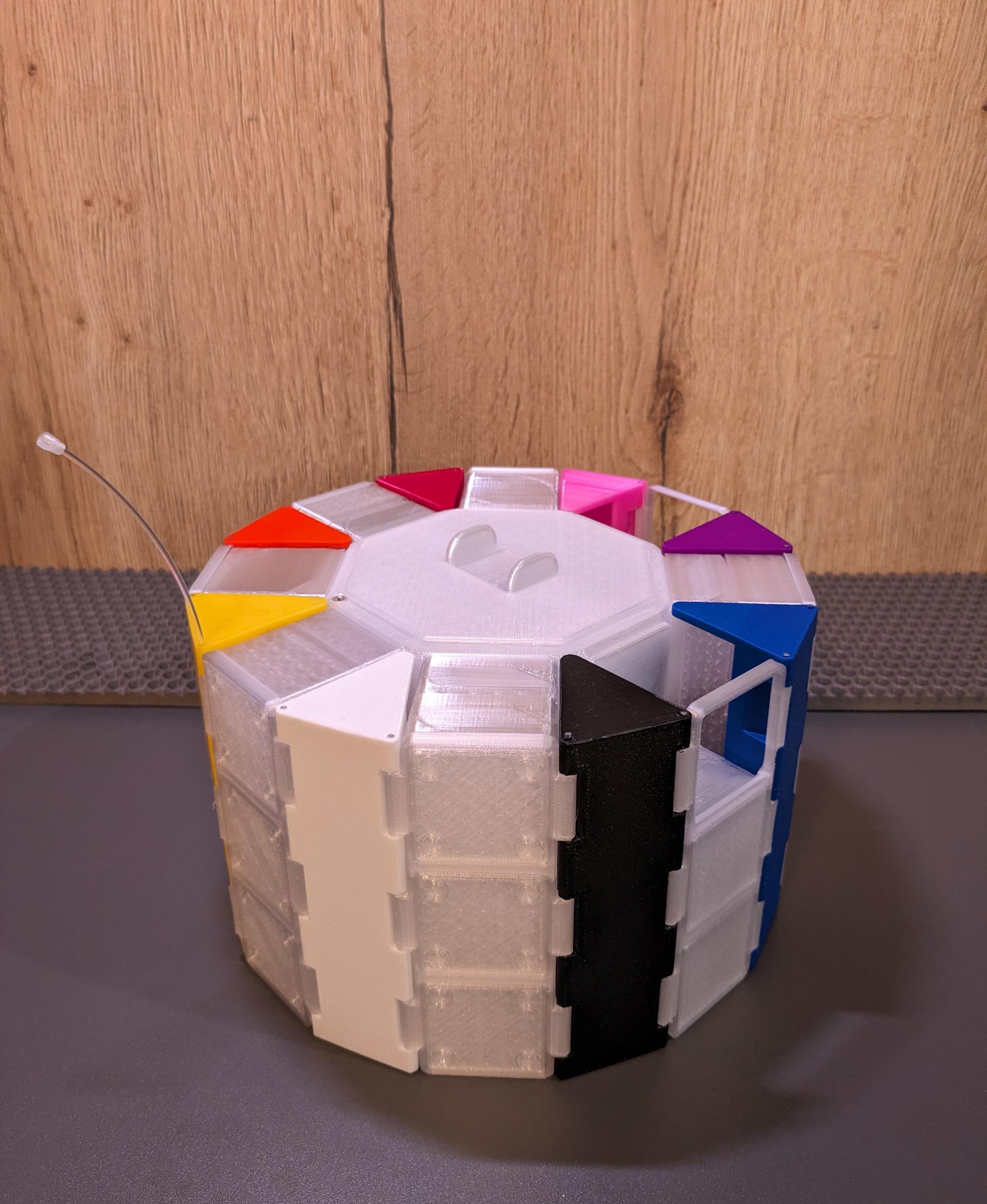 Rolling Gridfinity Octofinity Box  3d model
