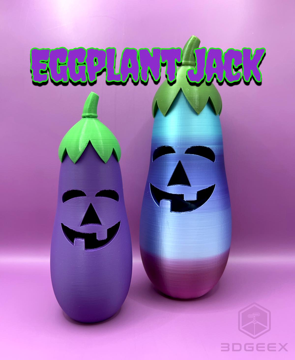 Eggplant Jack 3d model