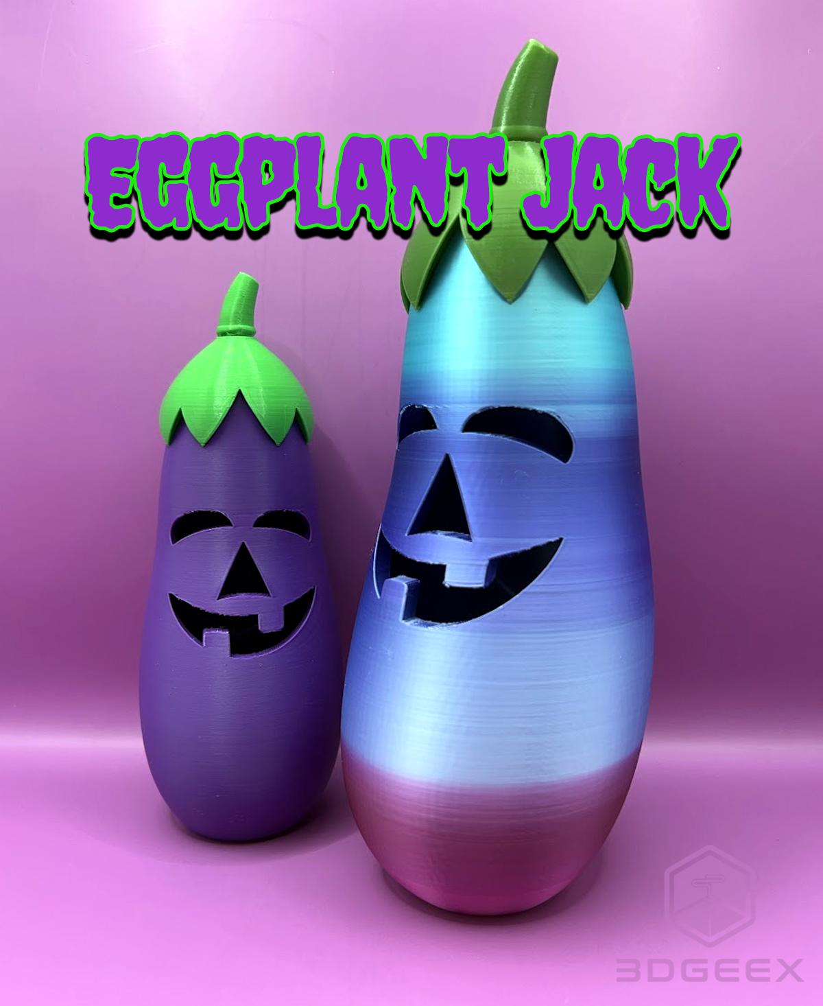 Eggplant Jack 3d model