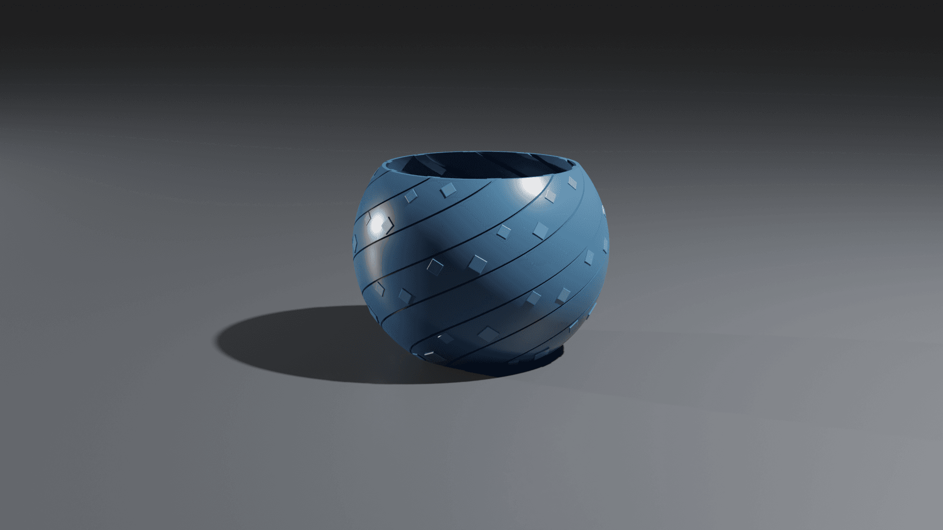 Balloon Style Vase  3d model