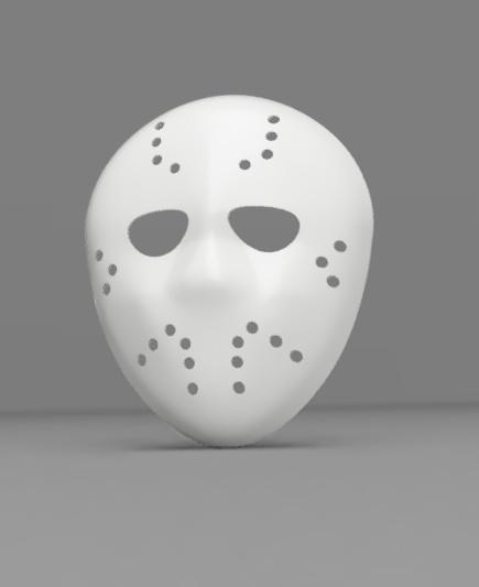 Jason Mask - HalloweenWearable 3d model