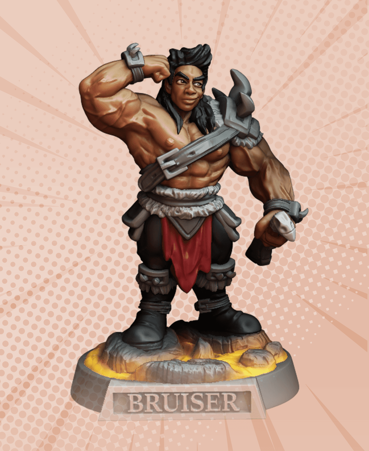 Bruiser <Axis of Anarchy> ,   From "The Guild"  3d model