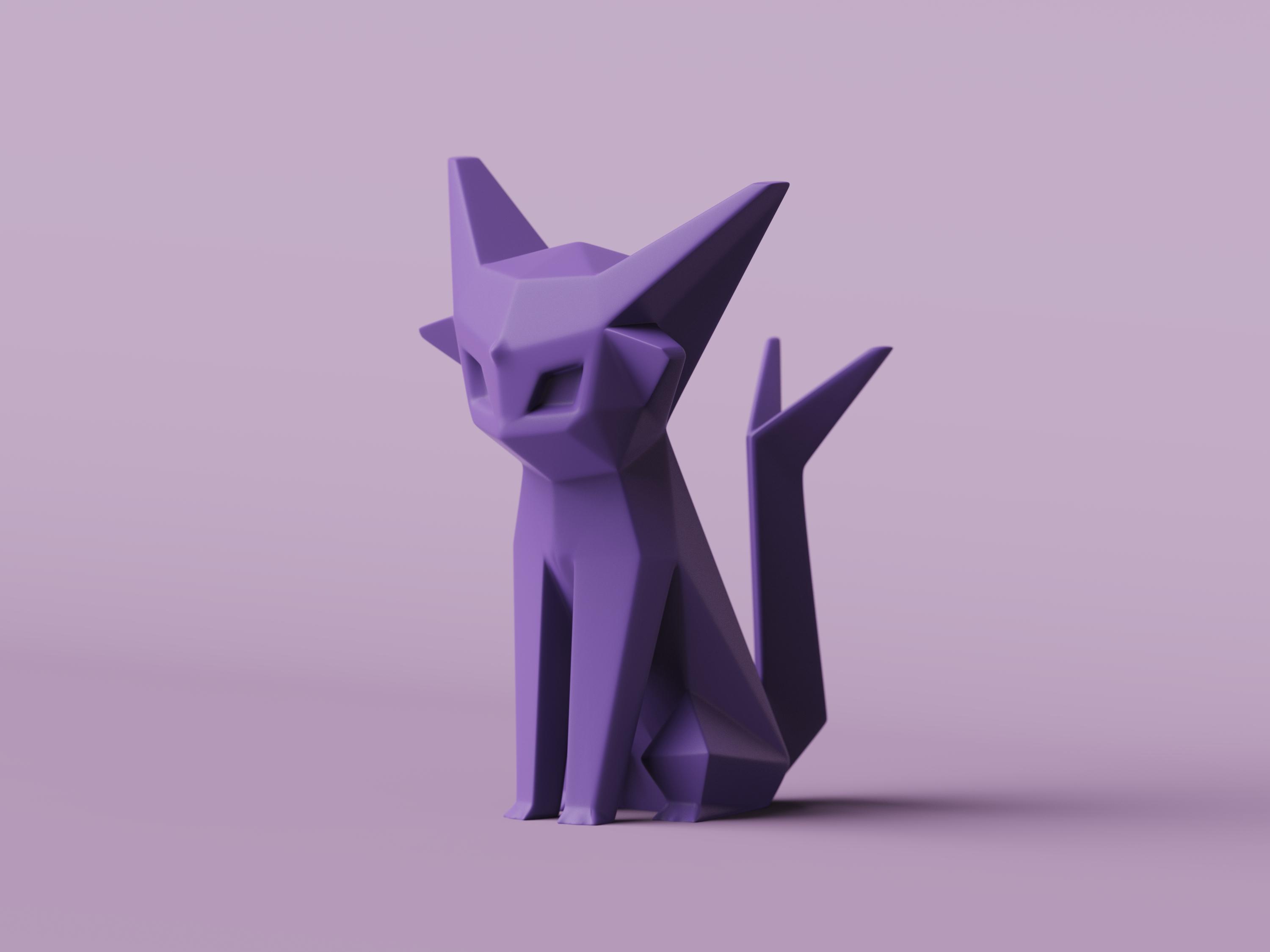 STL file ESPEON POKEMON 🐉・3D print object to download・Cults