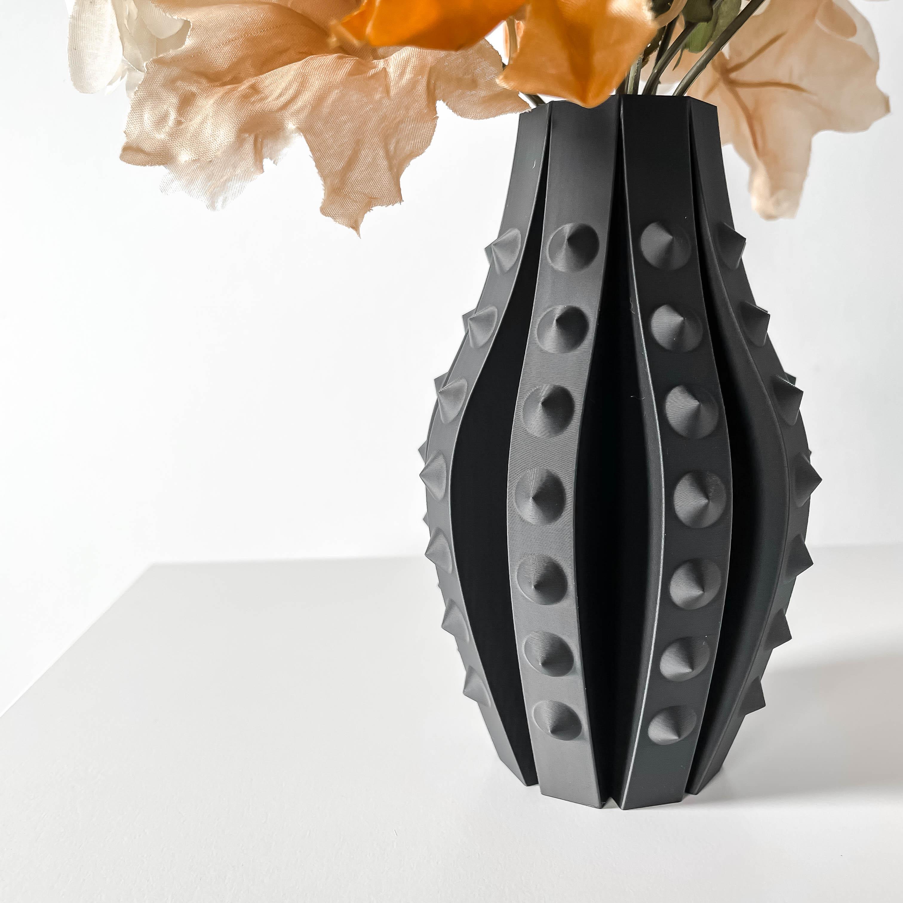 The Kinde Vase, Modern and Unique Home Decor for Dried and Preserved Flower Arrangement  | STL File 3d model